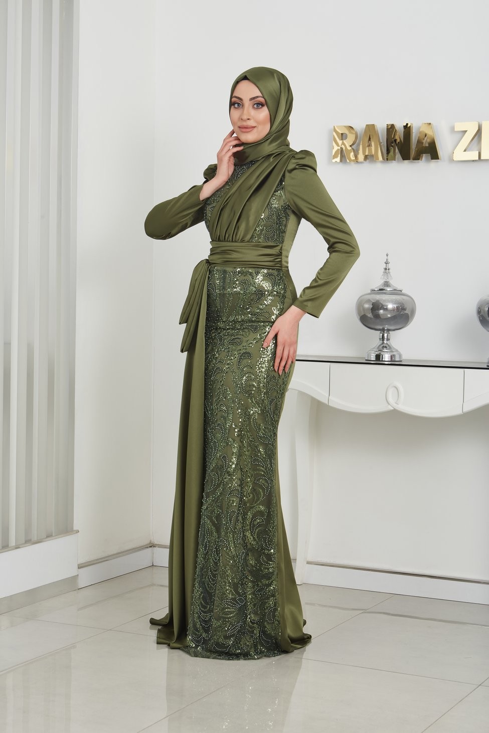 Alissa Hijab Evening Dress