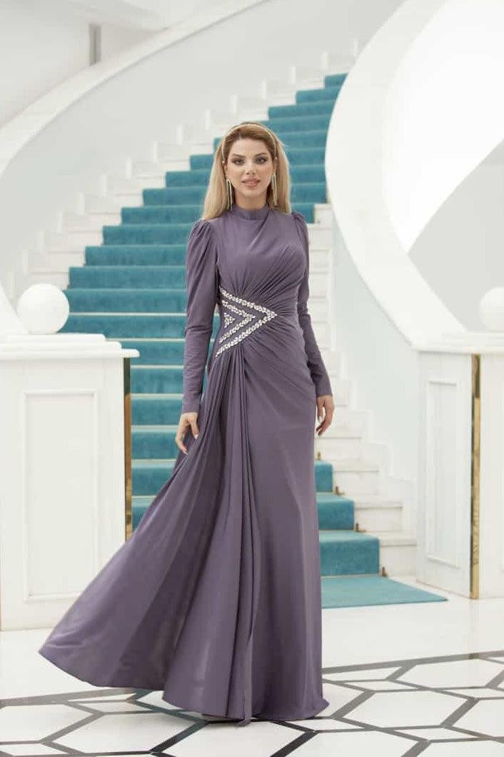 Robe de soirée Roza Hijab