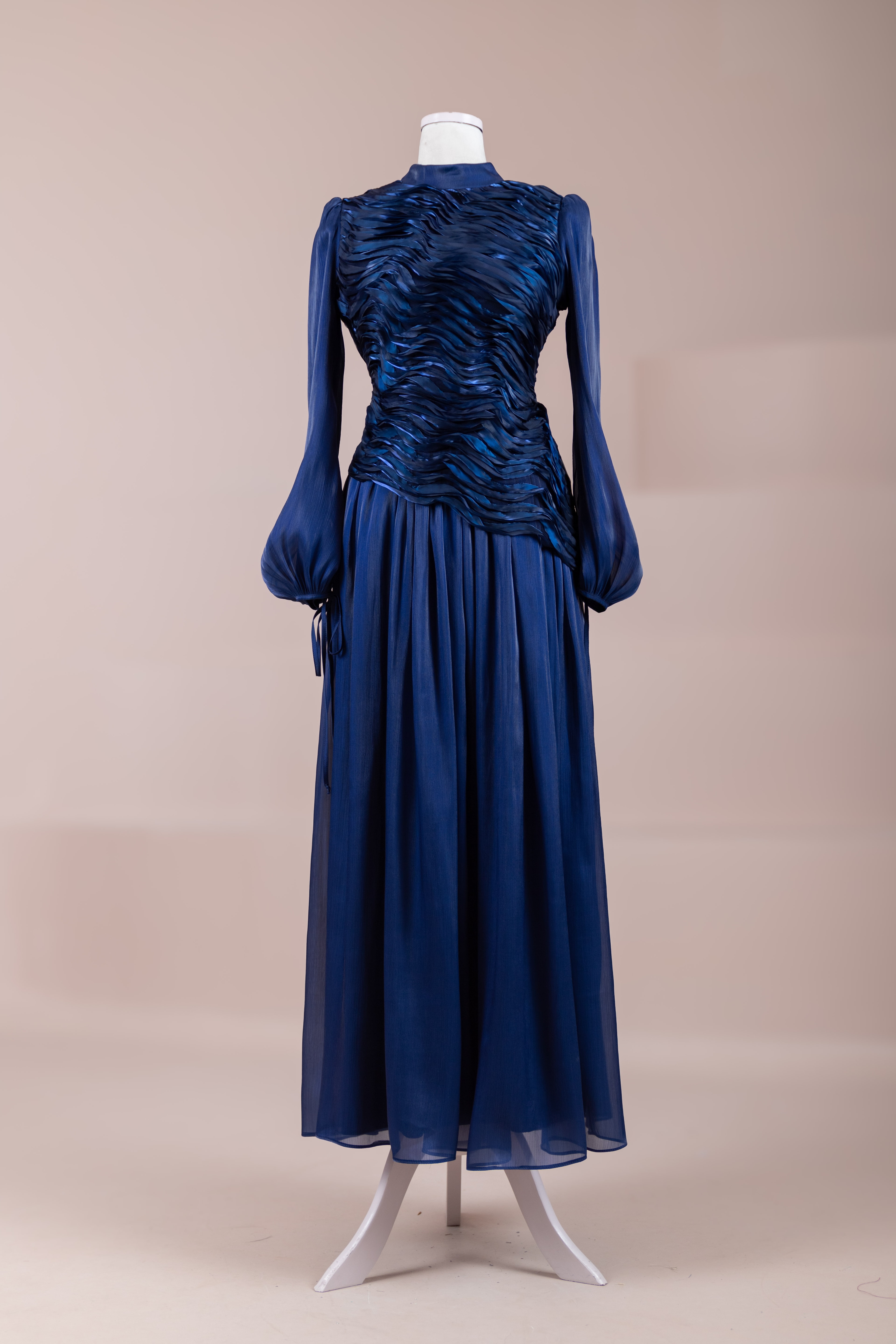 Dalia Tesettür Abiye - Navy Blue