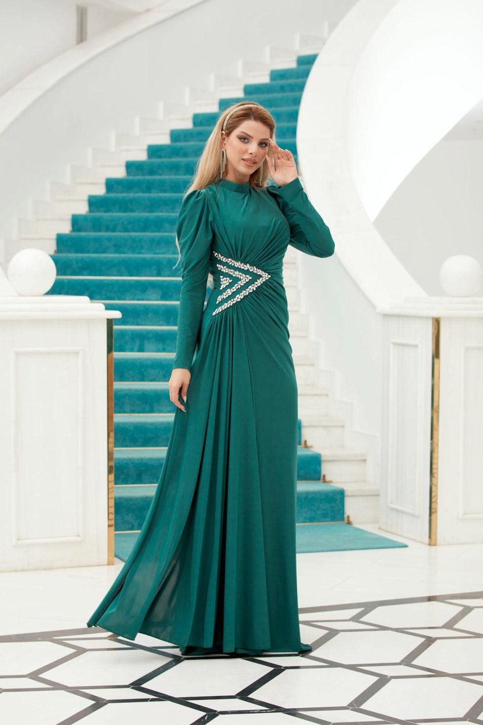 Robe de soirée Roza Hijab