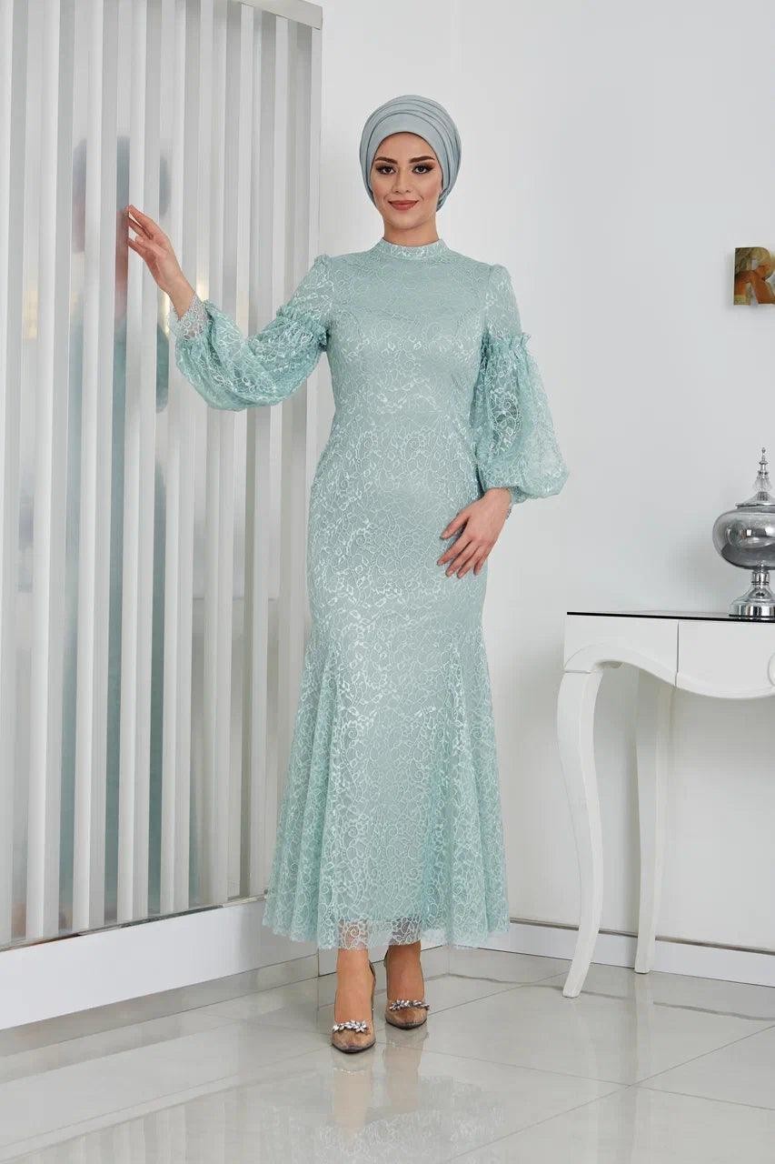 Eylül Hijab Evening Dress