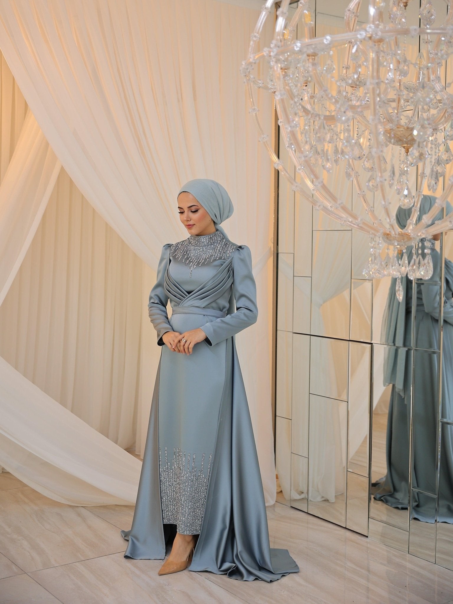 Nisa Hijab Evening Dress