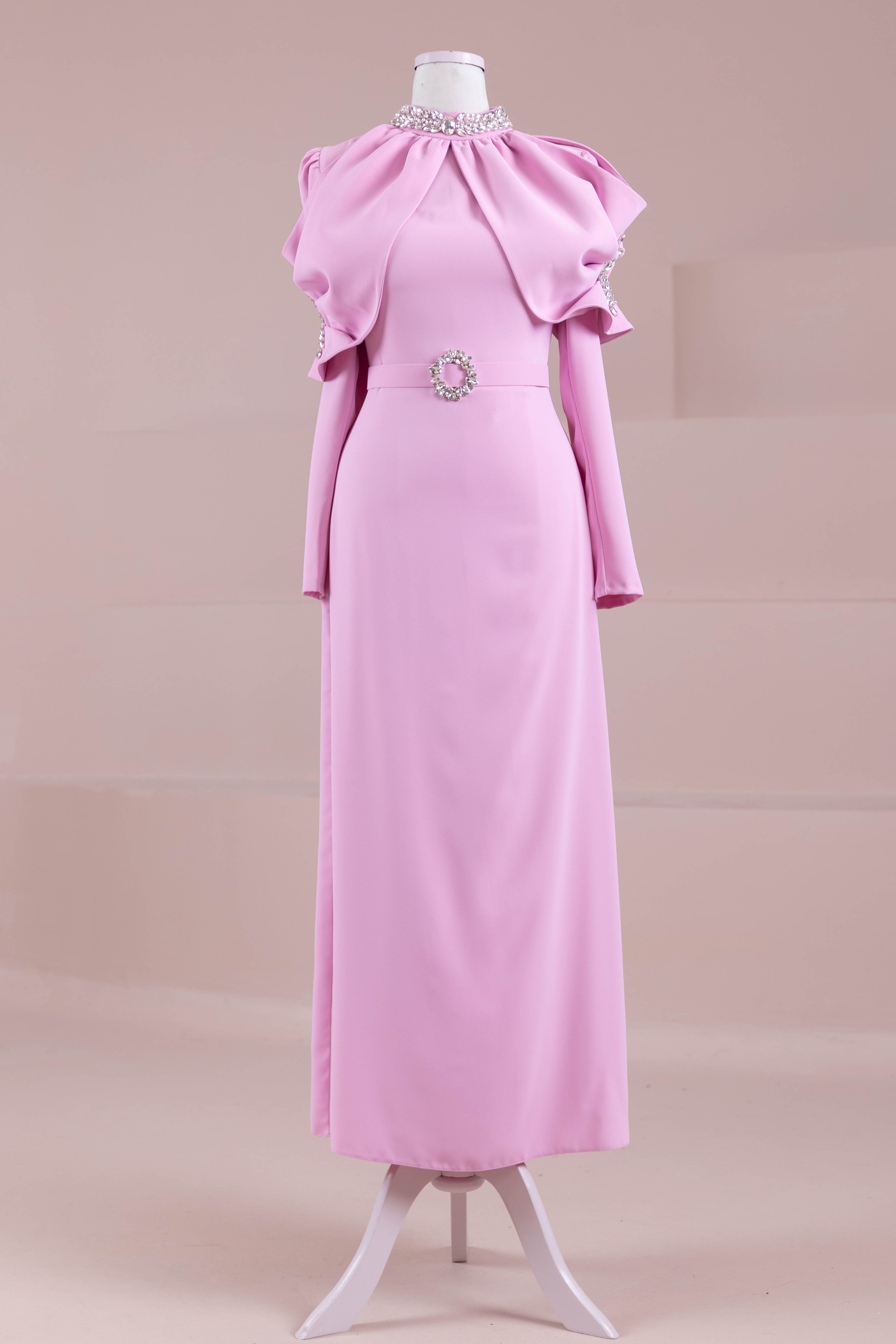 Tilu Tesettür Abiye  - Pink