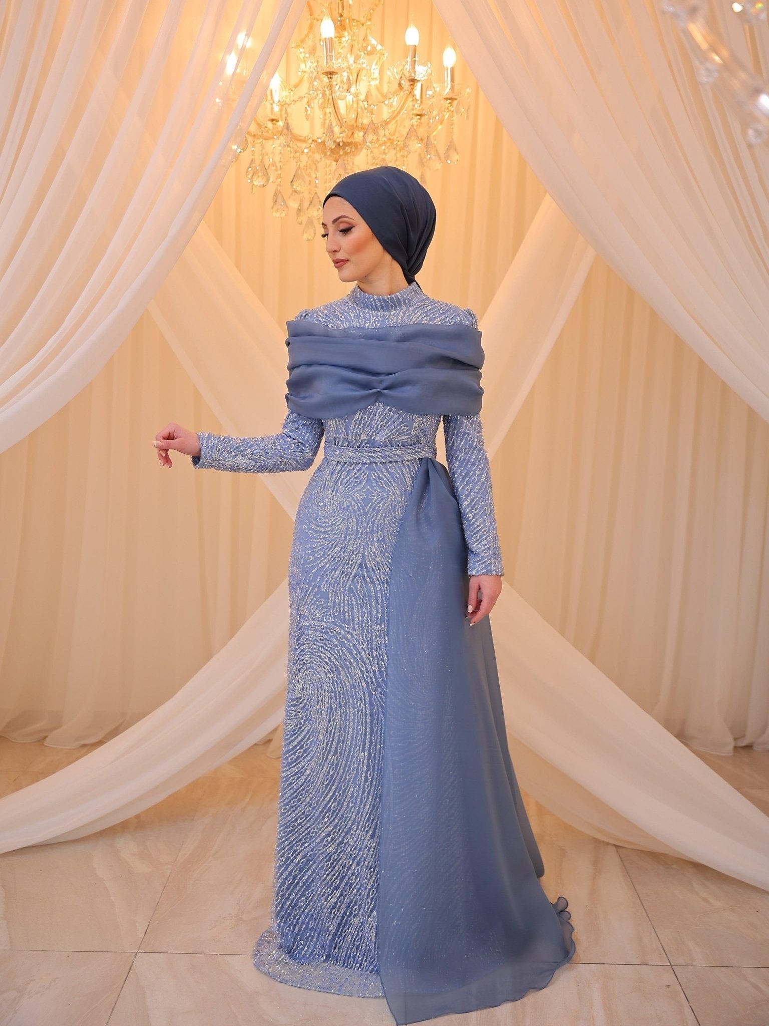 Ahven Hijab Evening Dress