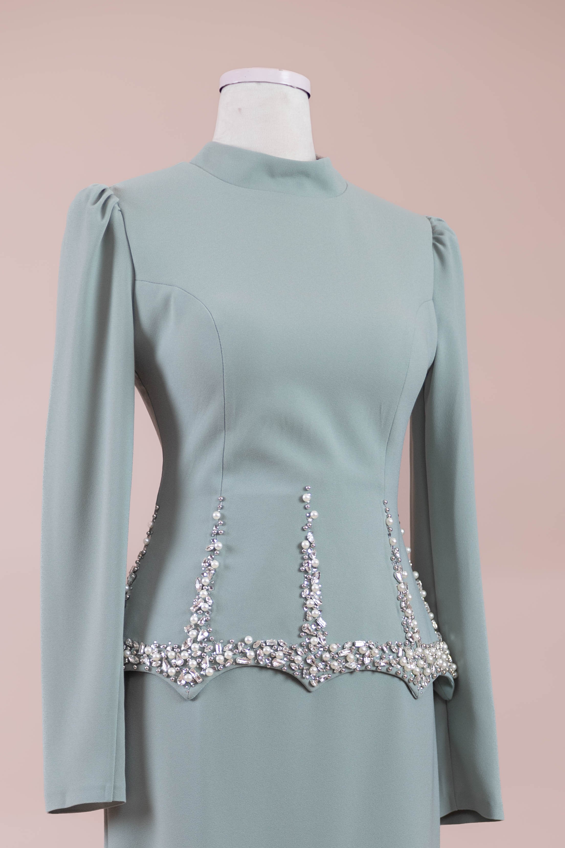 Ranya Tesettür Abiye - mint