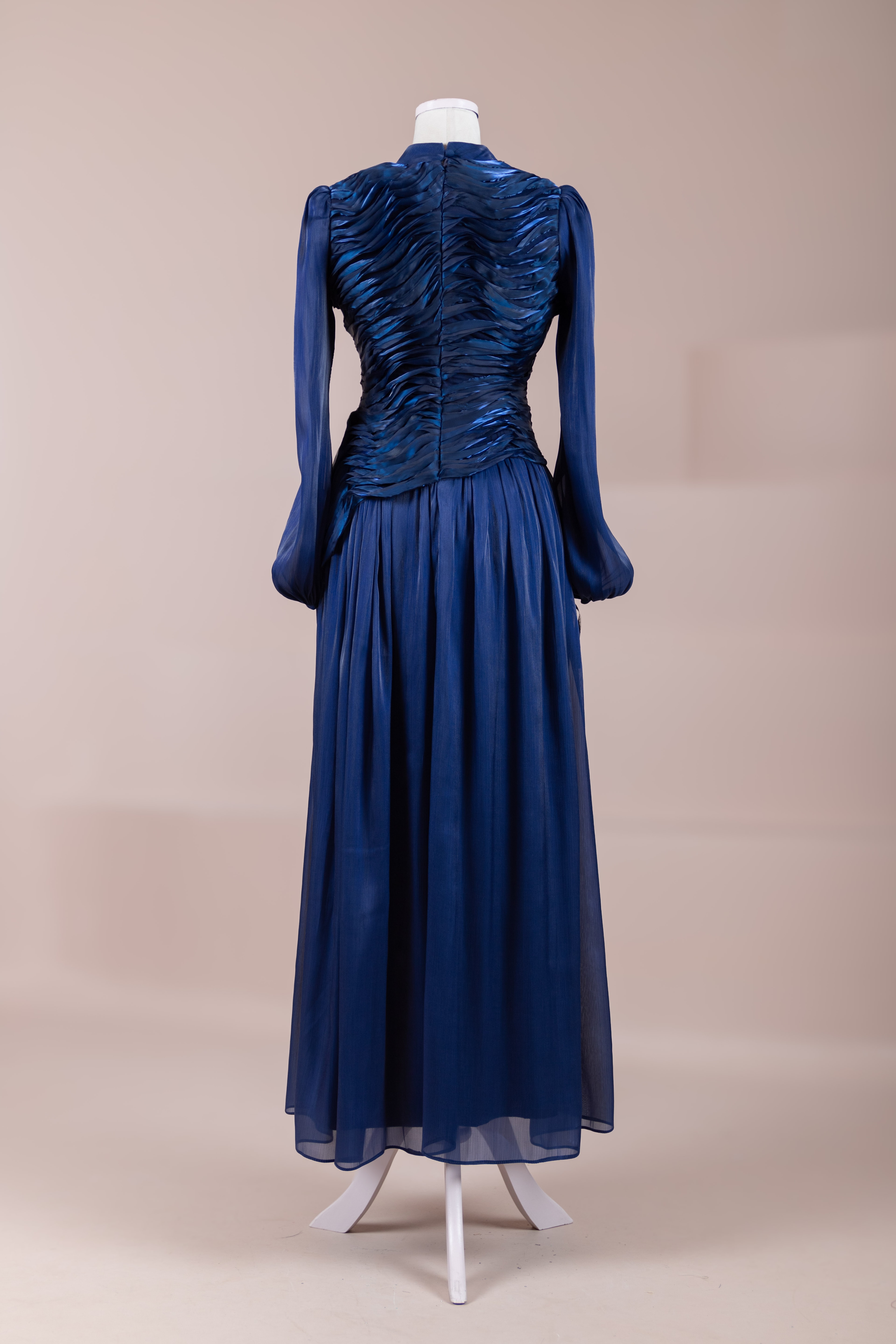 Dalia Tesettür Abiye - Navy Blue