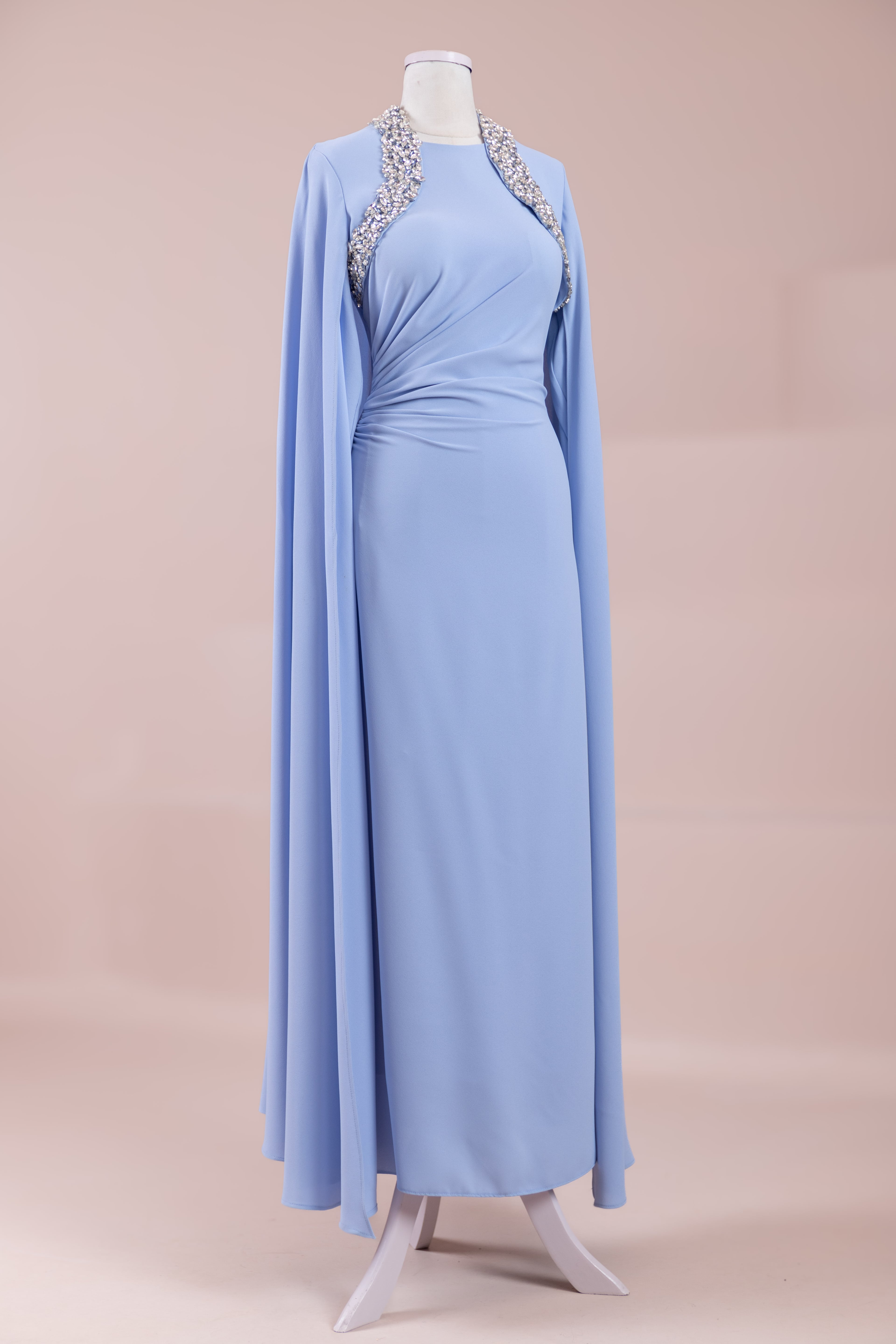 Asera Tesettür Abiye - Baby Blue