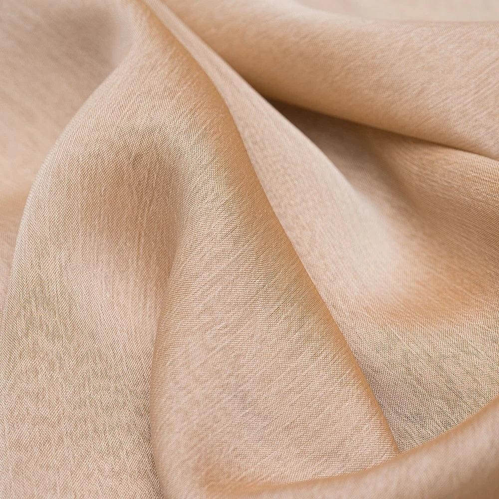 Janjan Chiffon Fabric Beige Shawl