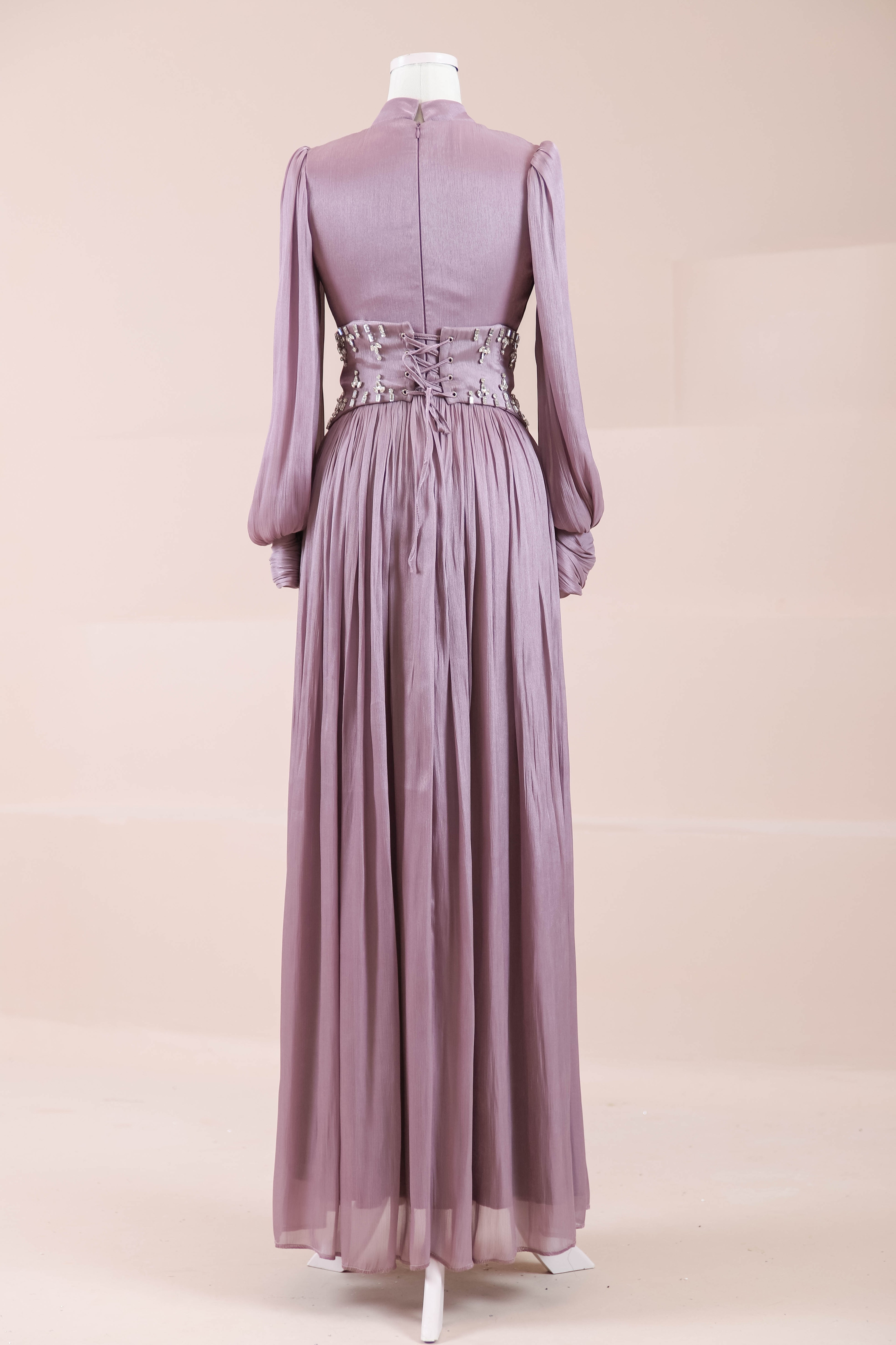 Belora Tesettür Abiye - Purple