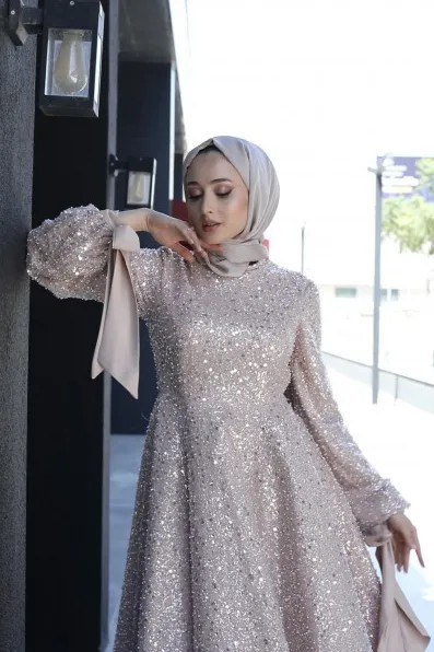 Gelincik Hijab Evening Dress