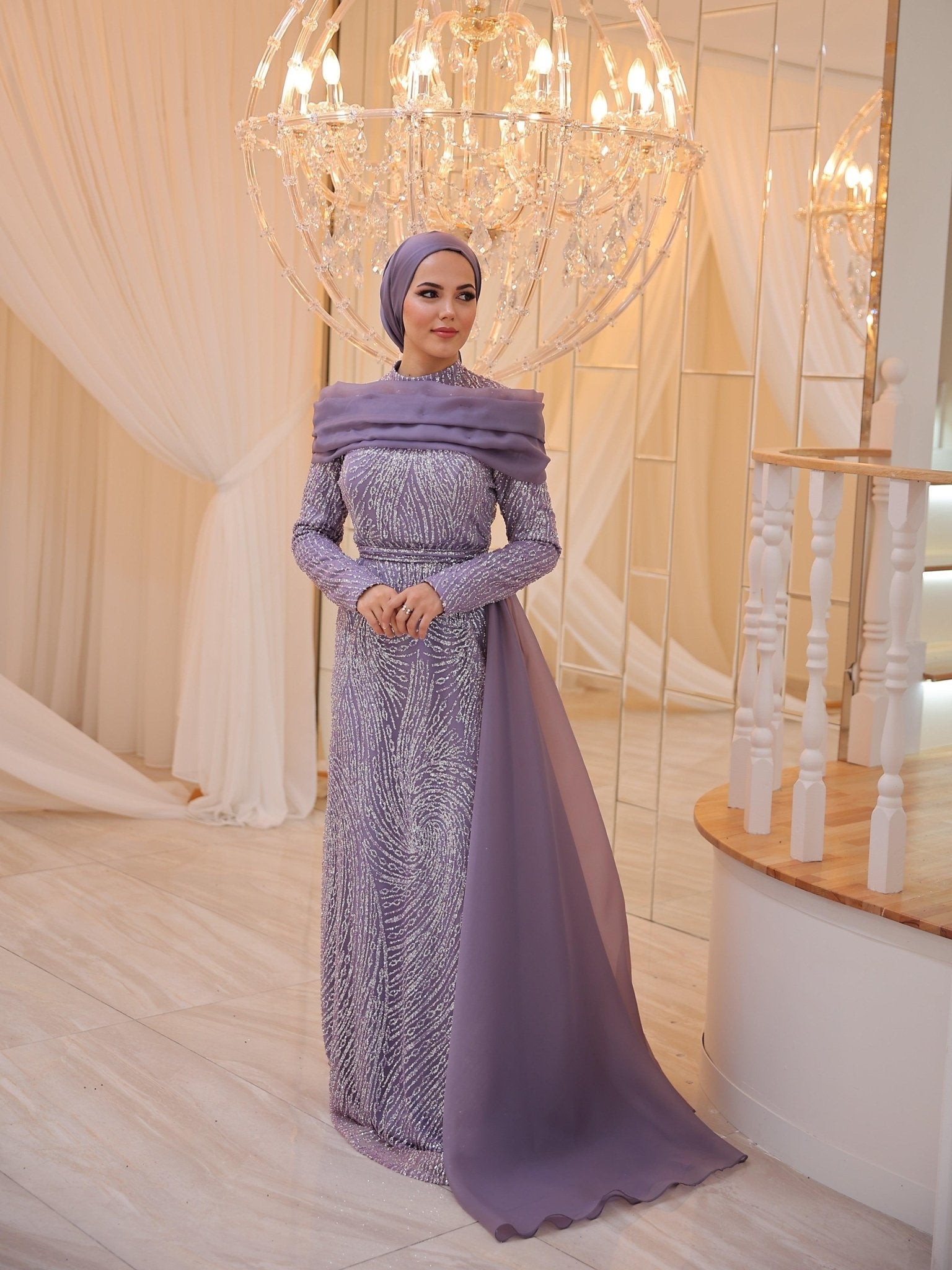 Ahven Hijab Evening Dress