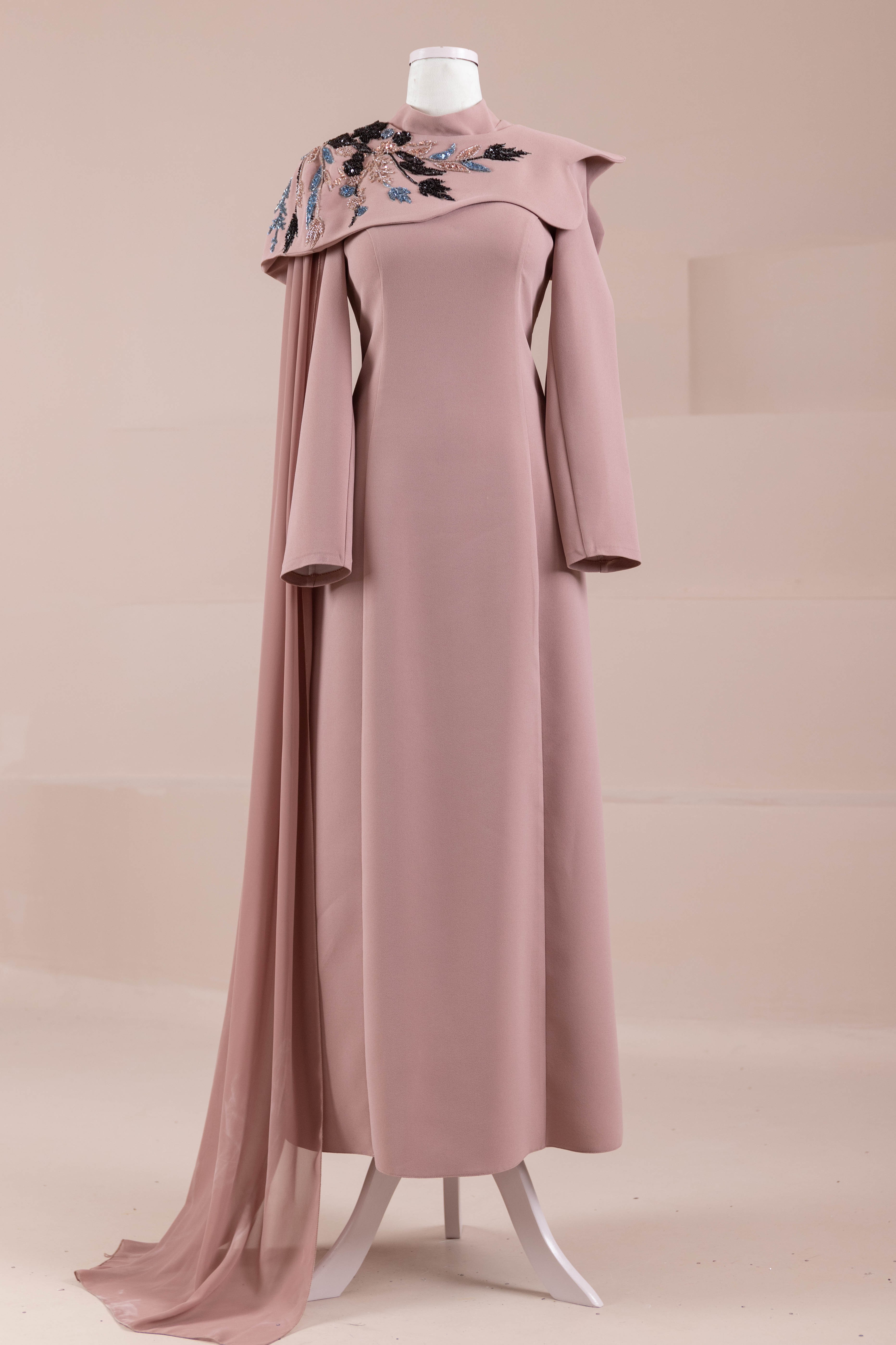 Asilta Tesettür Abiye - Rose