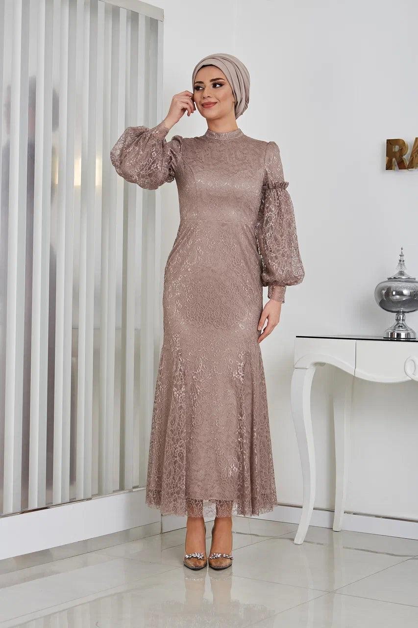 Eylül Hijab Evening Dress