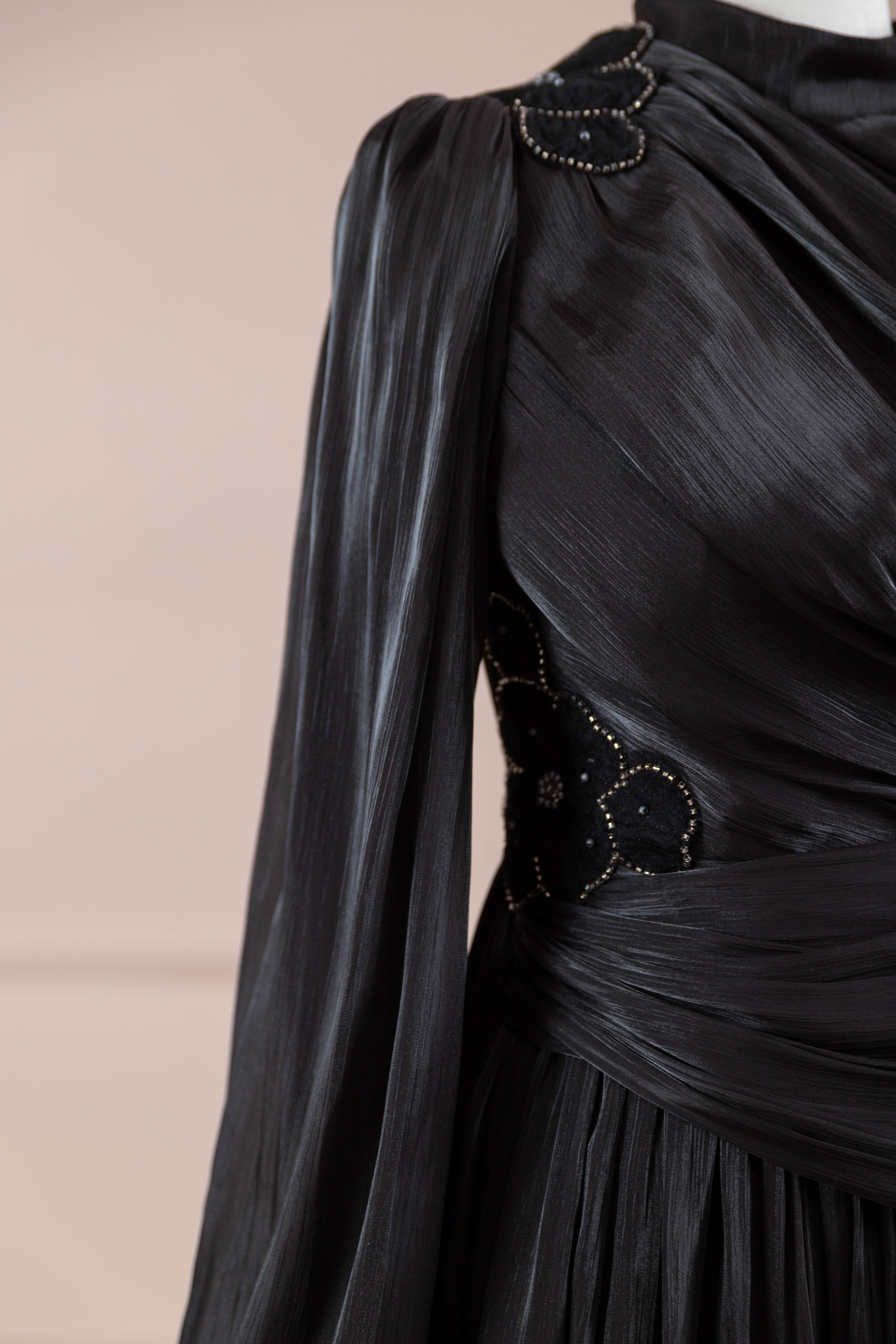 Rovi Tesettür Abiye - Black