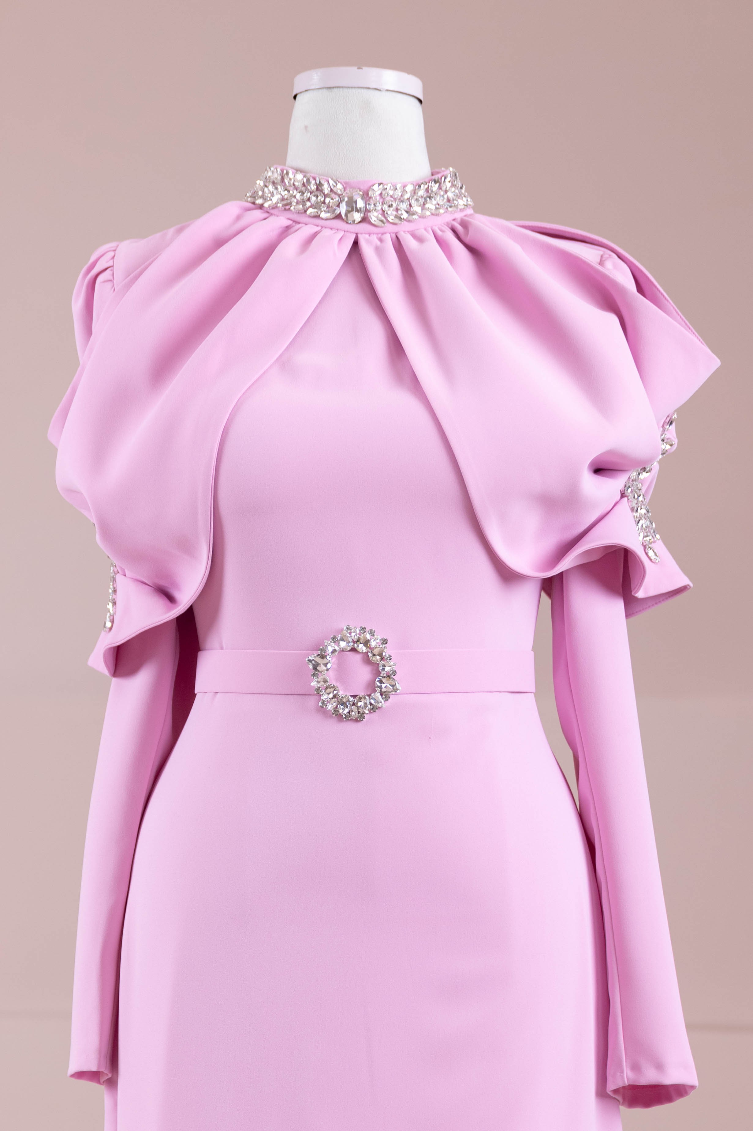 Tilu Tesettür Abiye  - Pink