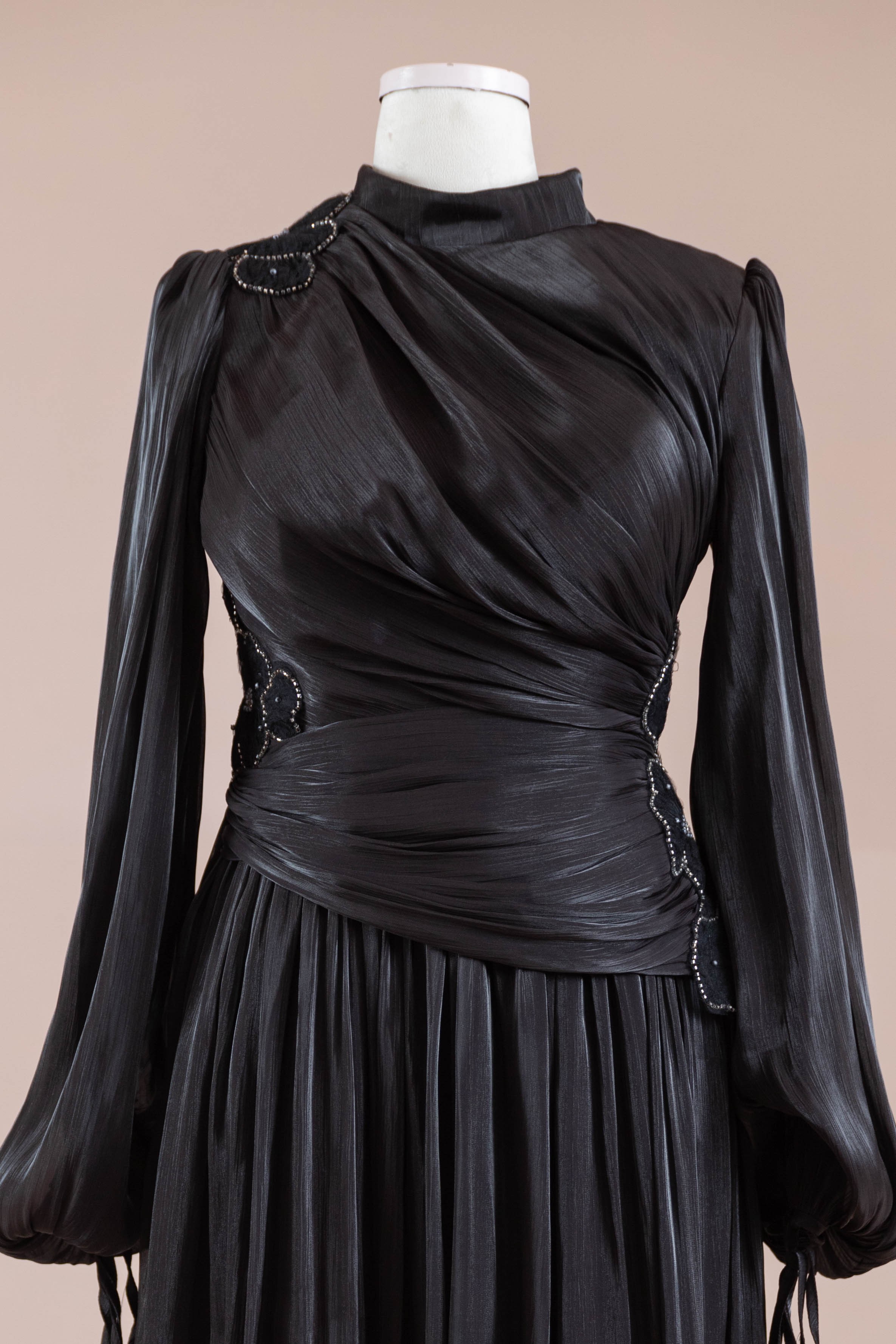 Rovi Tesettür Abiye - Black