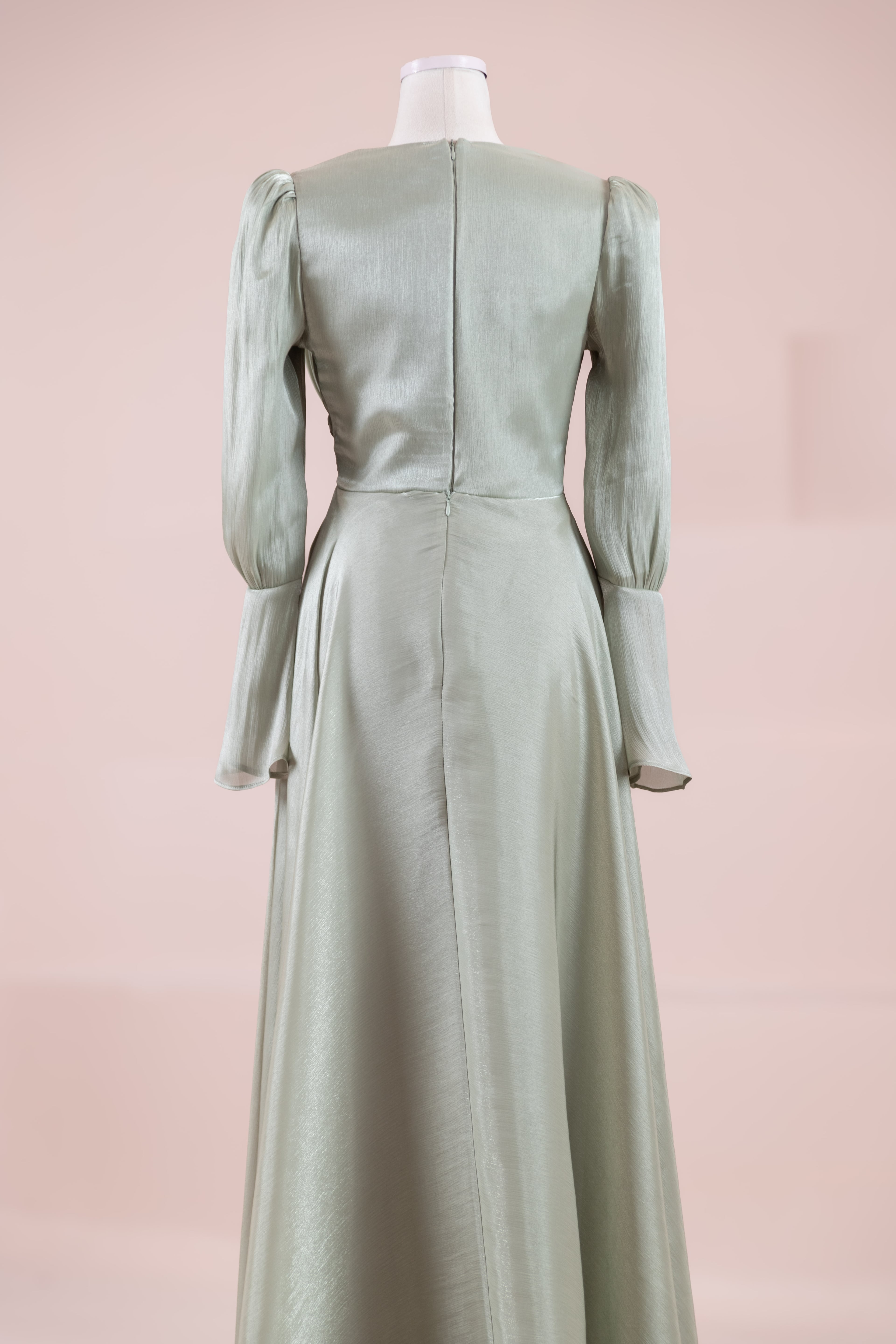 Glamour Tesettür Abiye - mint