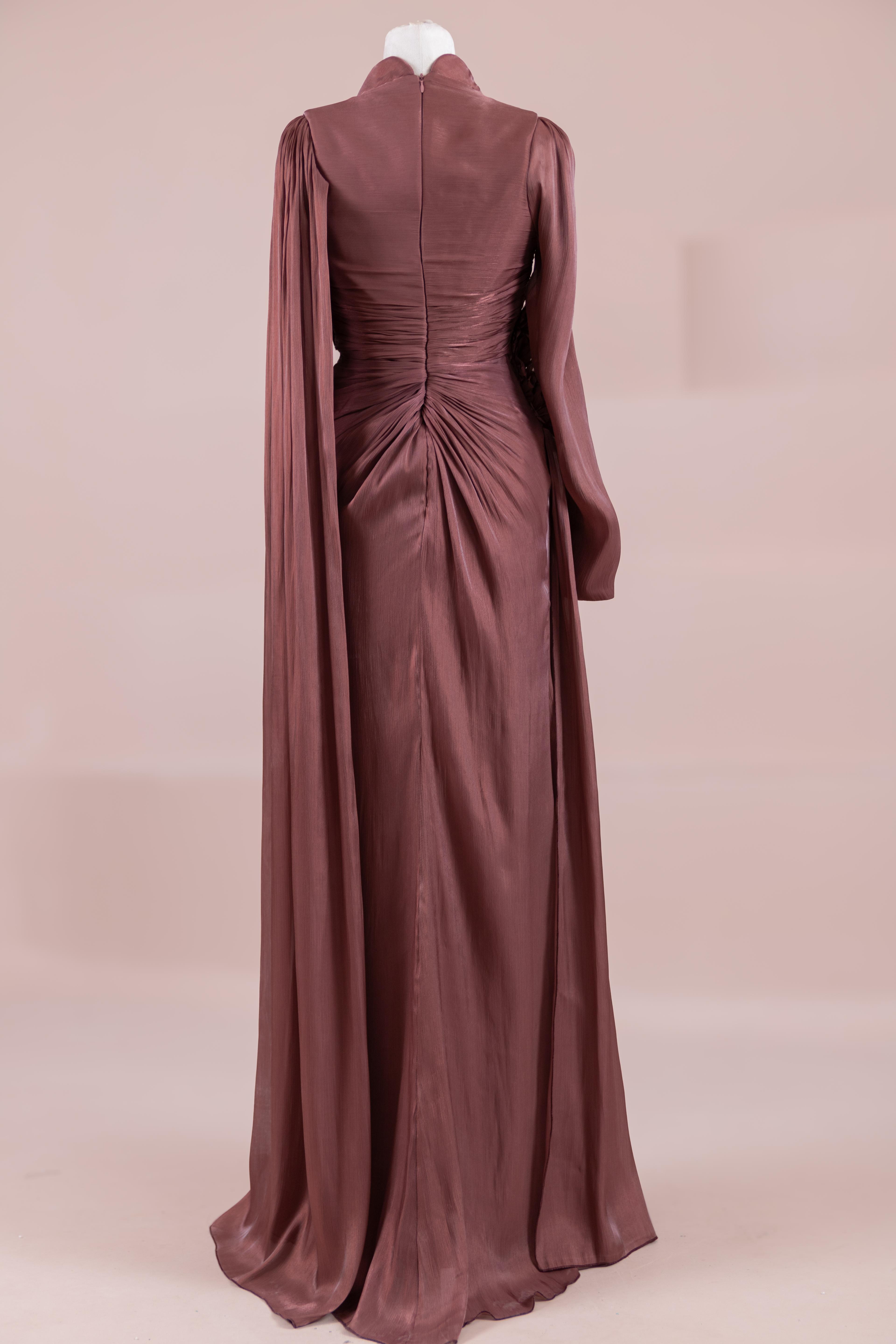 Elisa Tesettür Abiye - bery burgundy