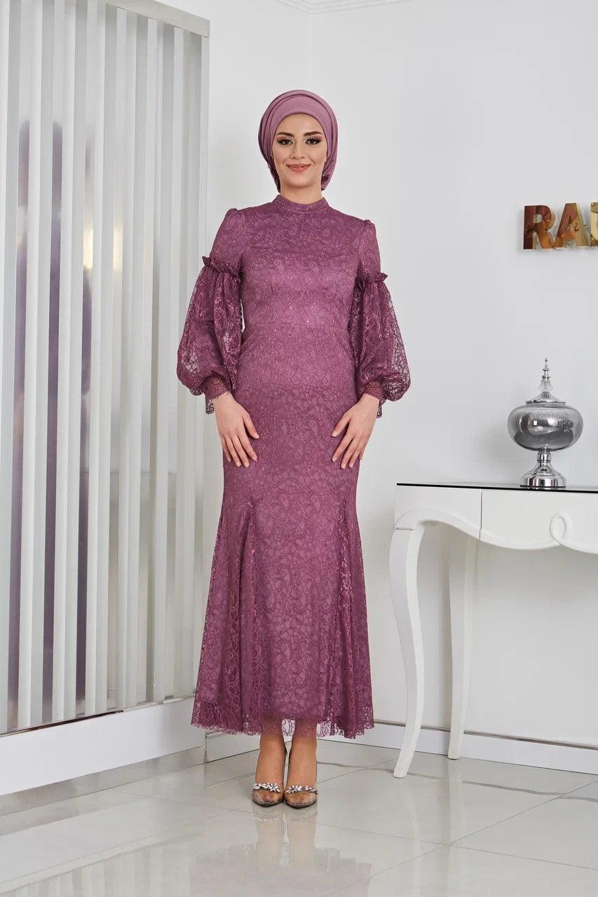 Eylül Hijab Evening Dress