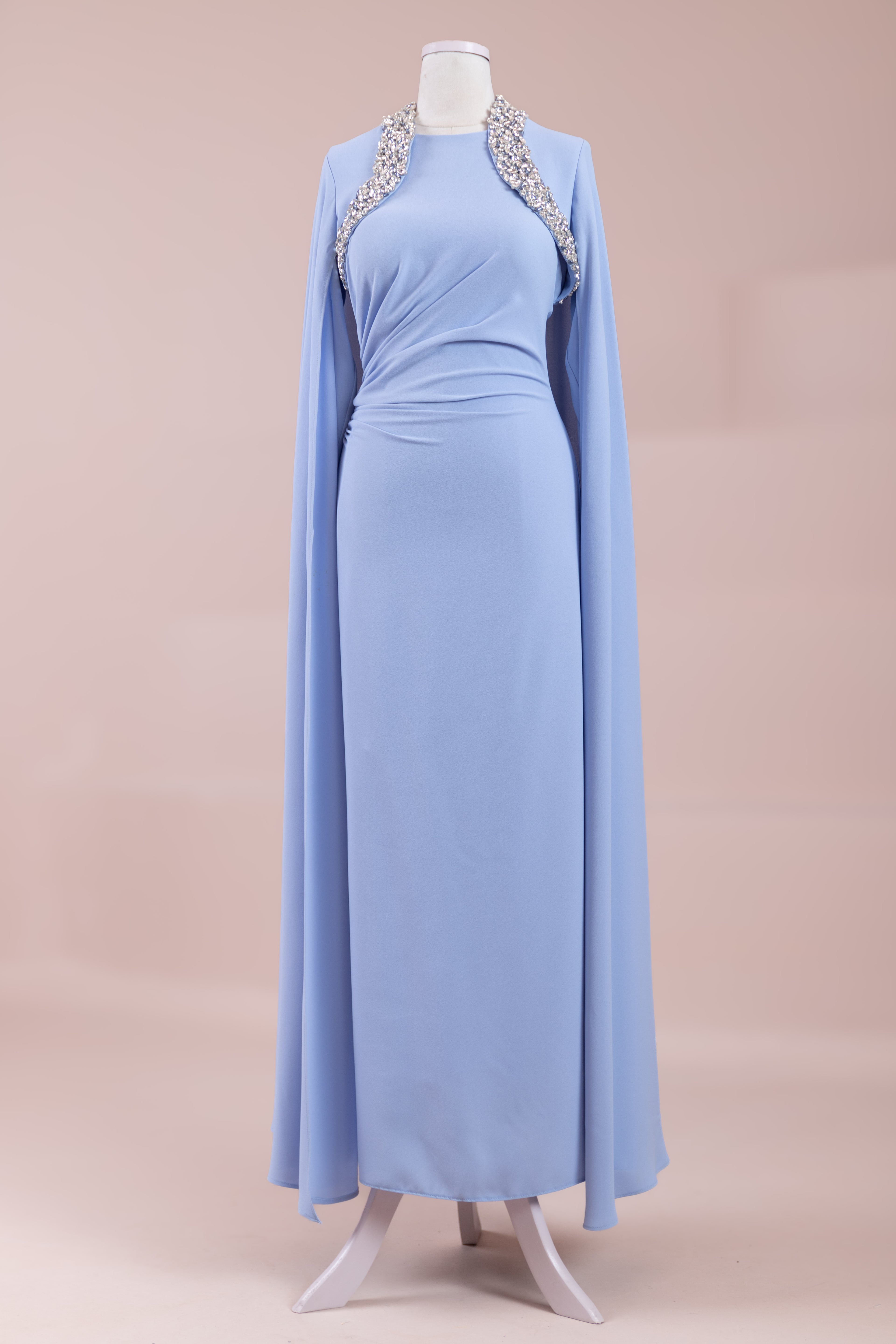 Asera Tesettür Abiye - Baby Blue
