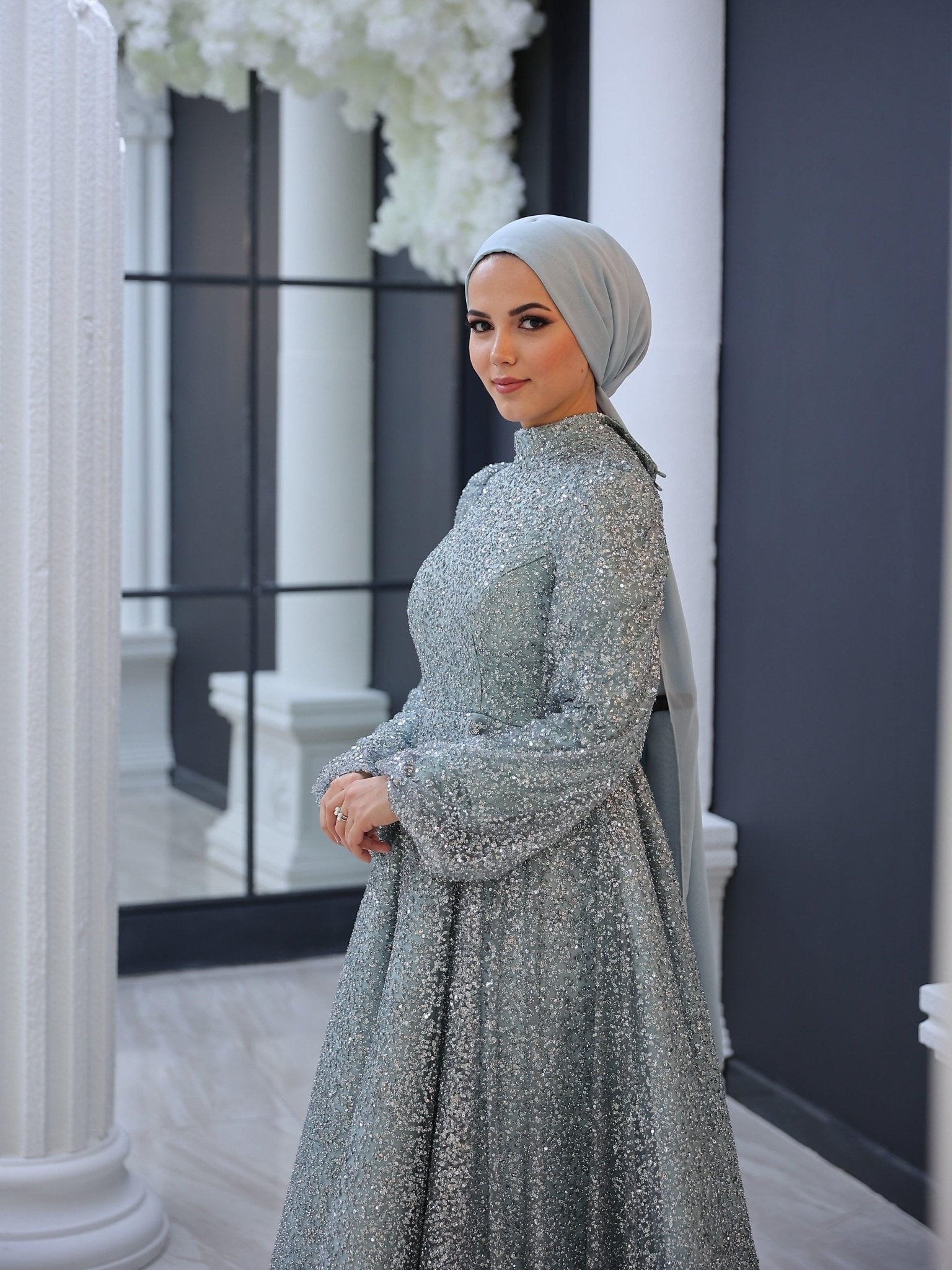 Nida Hijab Evening Dress