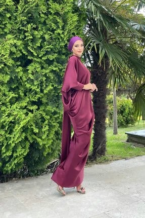 Almira Cherry Rotten Hijab Evening Dress