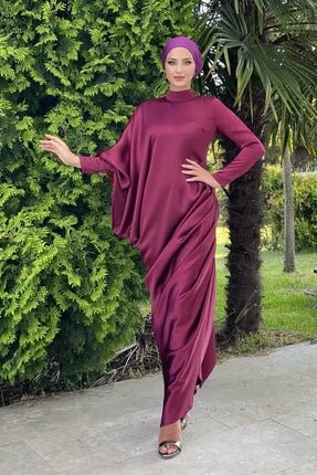 Almira Cherry Rotten Hijab Evening Dress