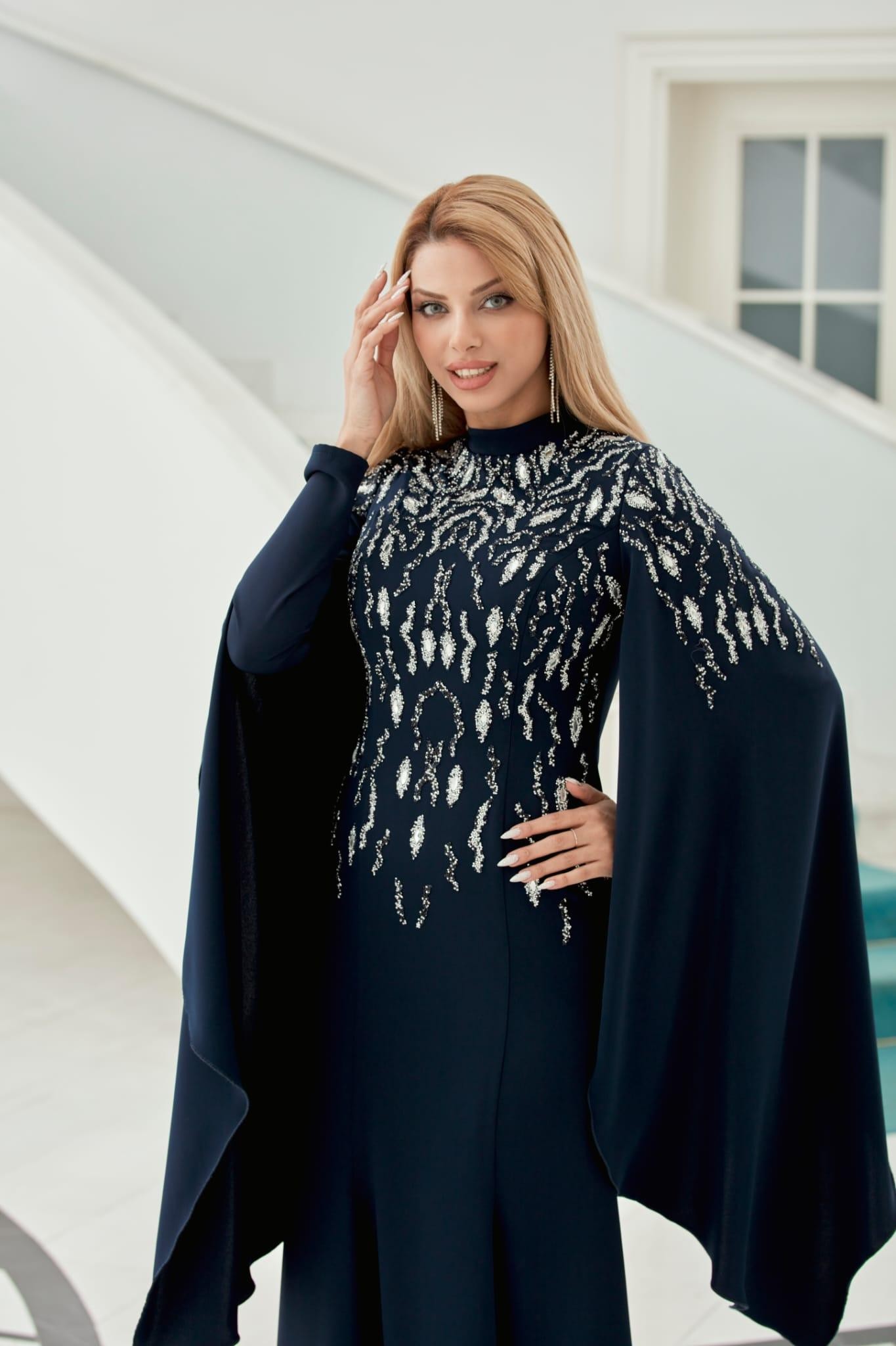 Robe de soirée ange hijab