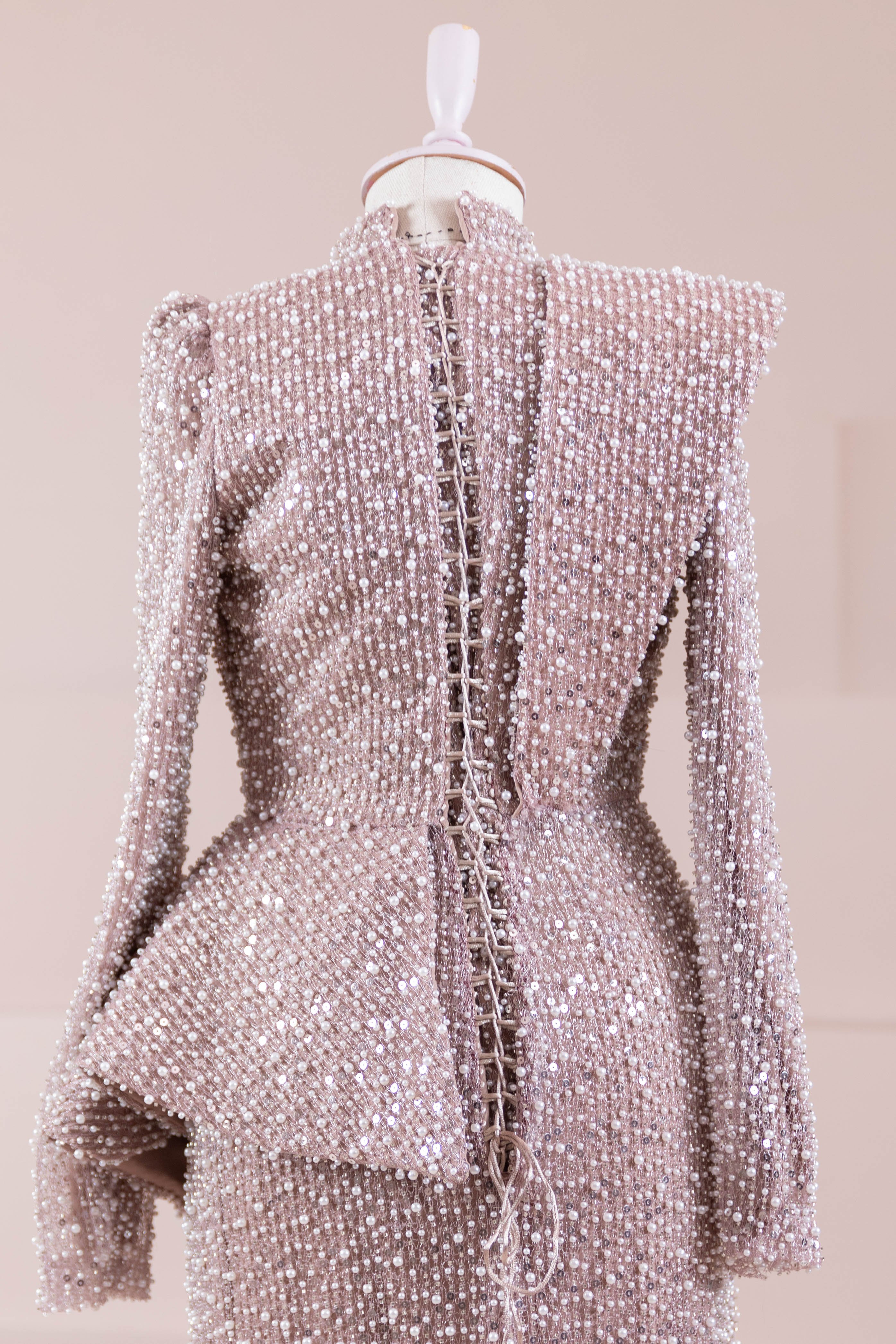 Ziva Tesettür Abiye - Powder Pink