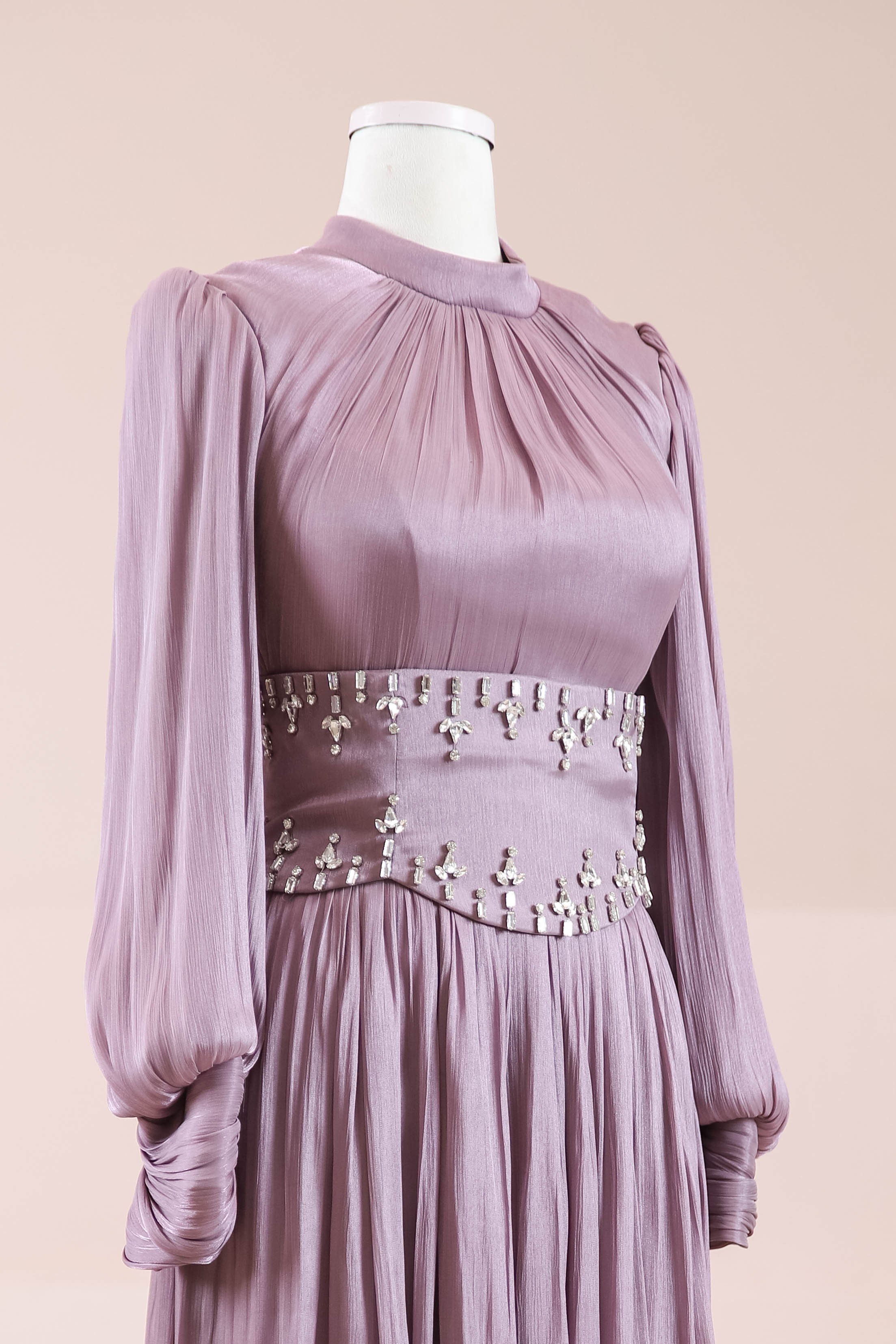 Belora Tesettür Abiye - Purple