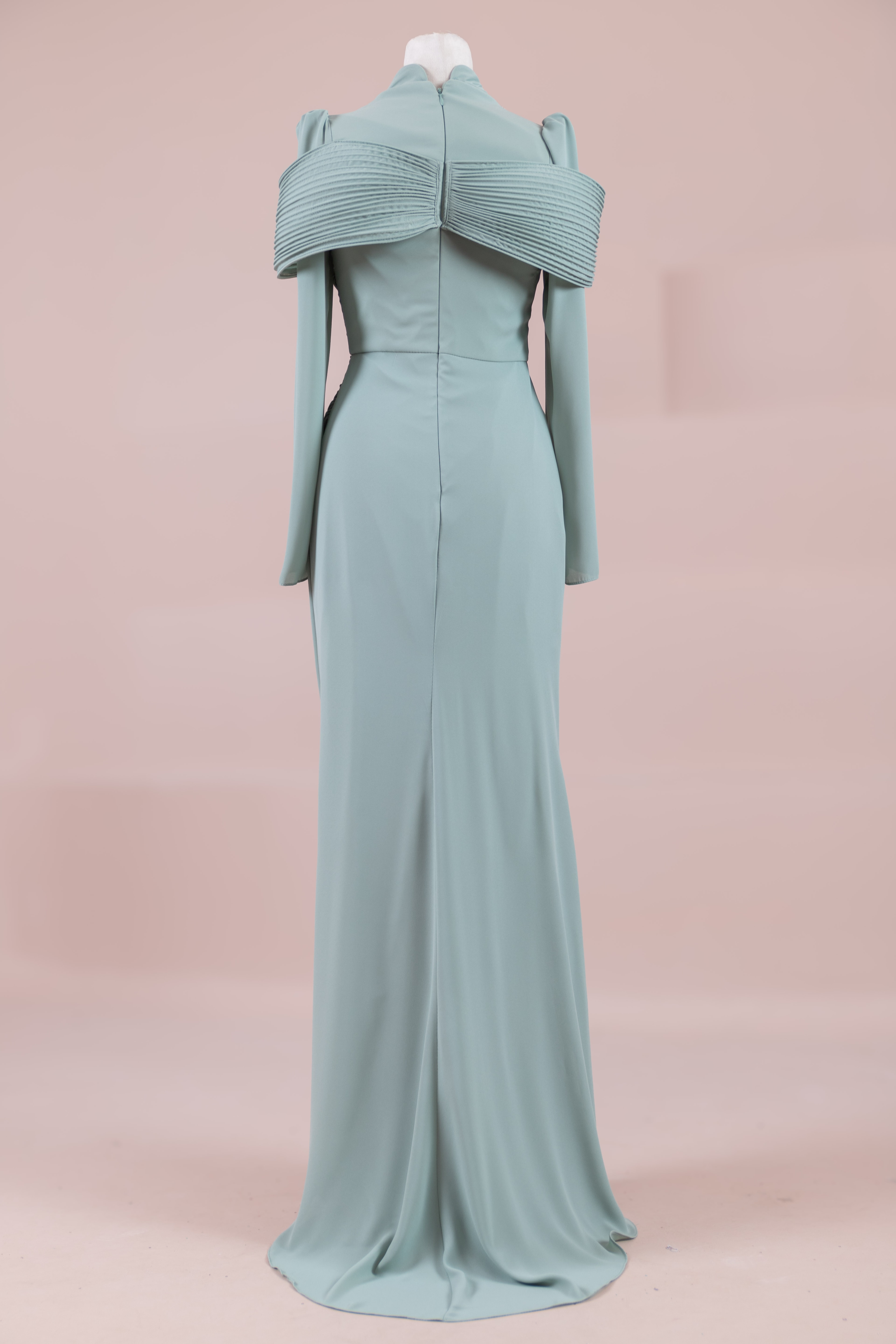 Charm Tesettür Abiye - mint