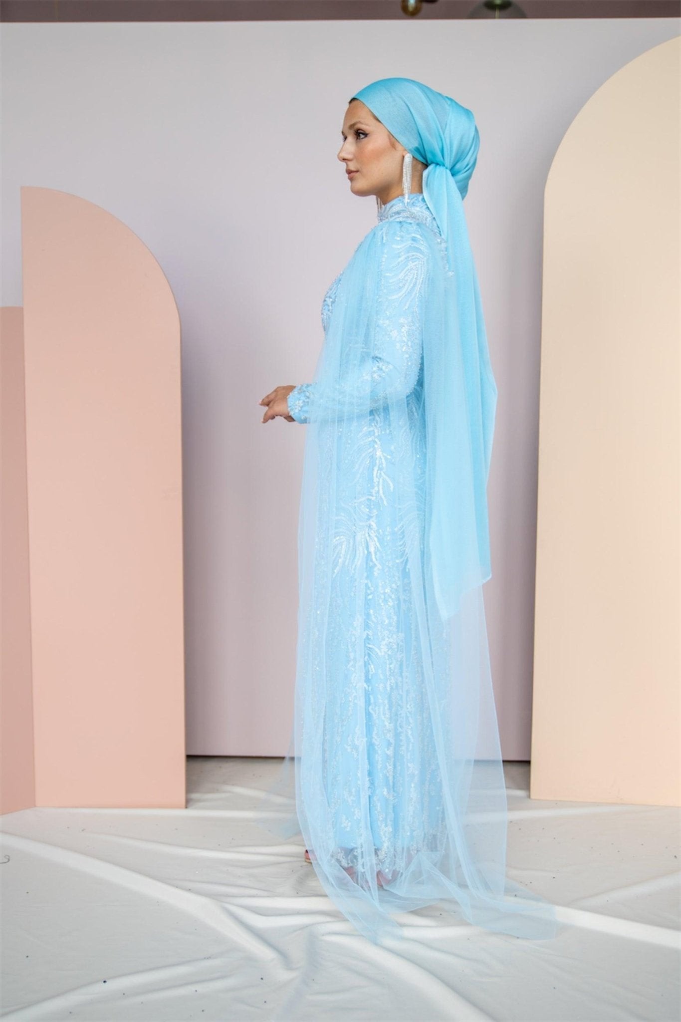 Mahidevran Hijab Evening Dress