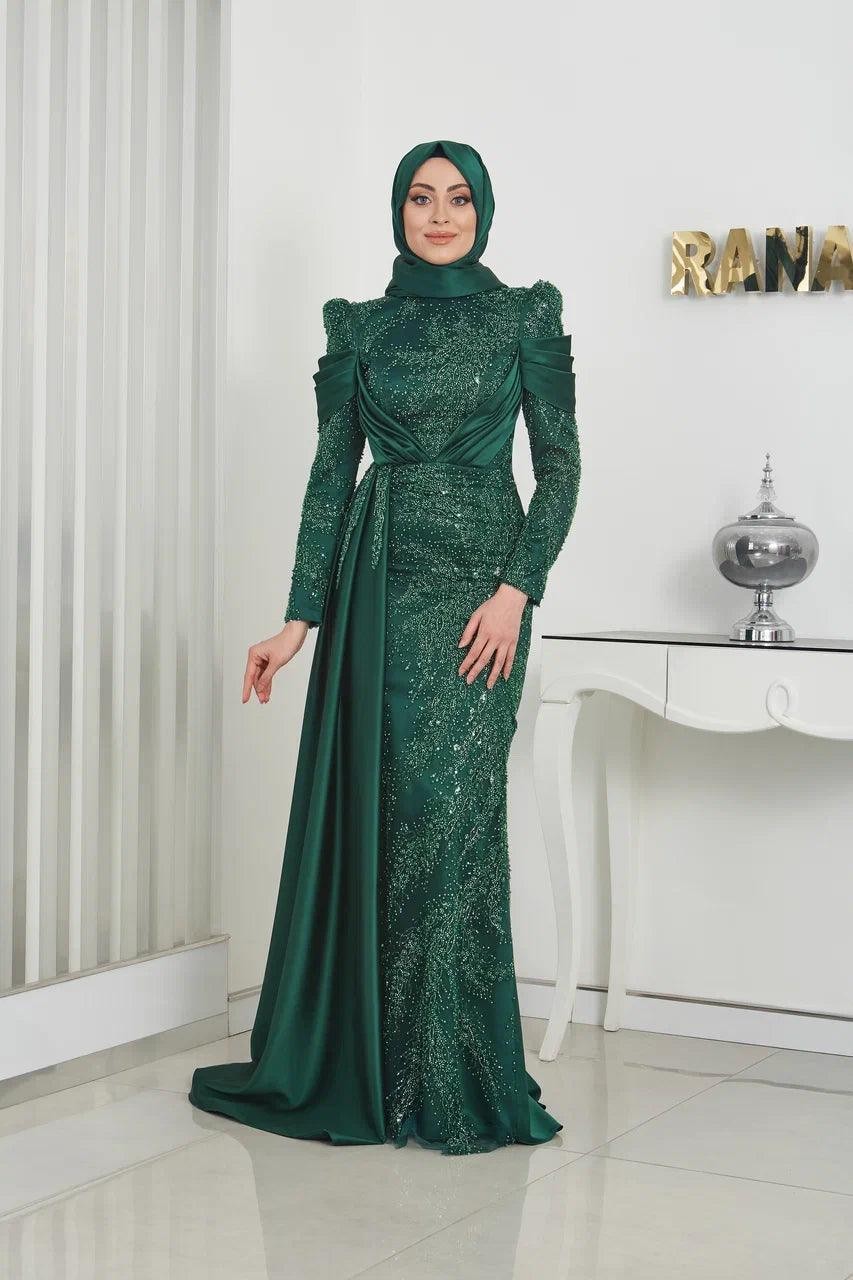 Marseille Hijab Evening Dress