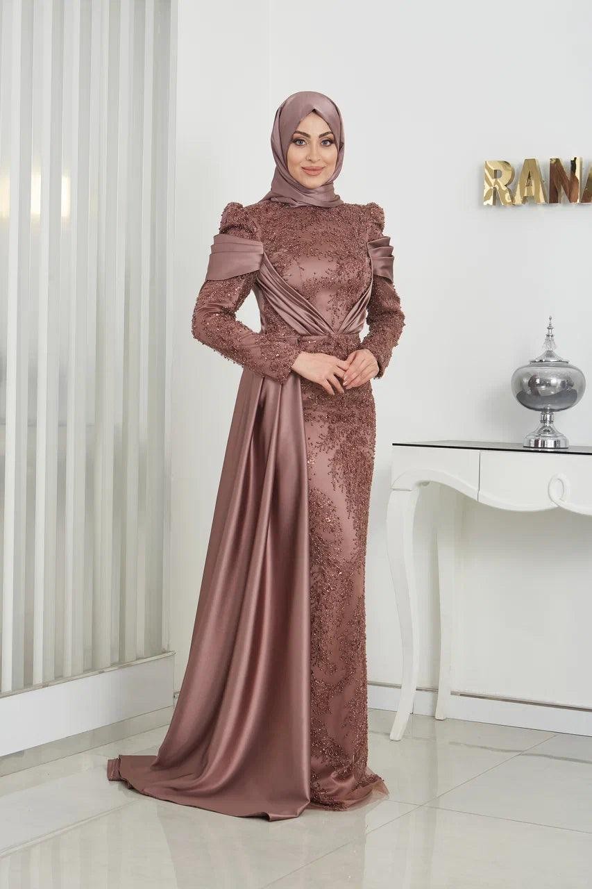 Marseille Hijab Evening Dress