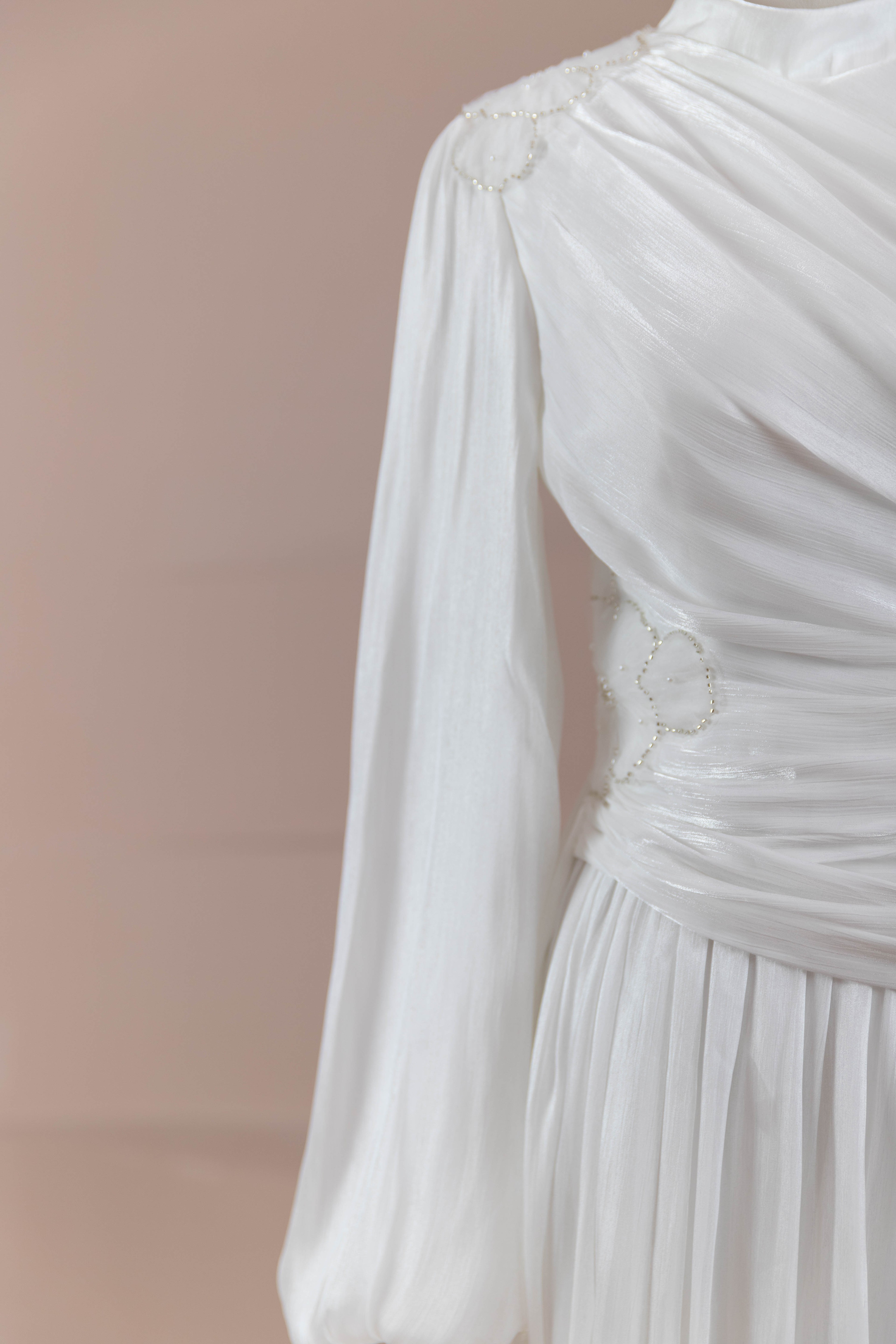 Rovi Tesettür Abiye - White