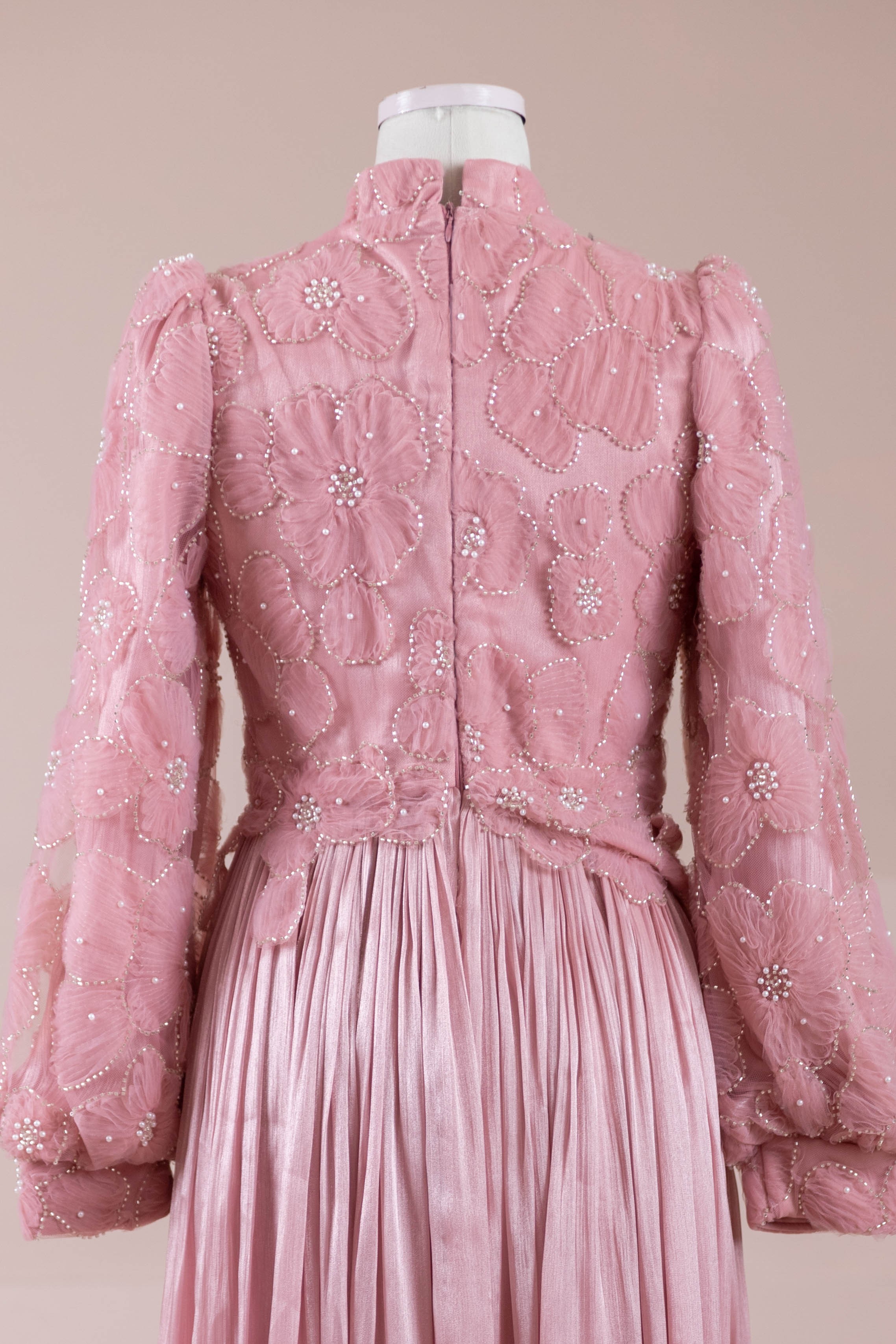Alora Tesettür Abiye - PEMBE