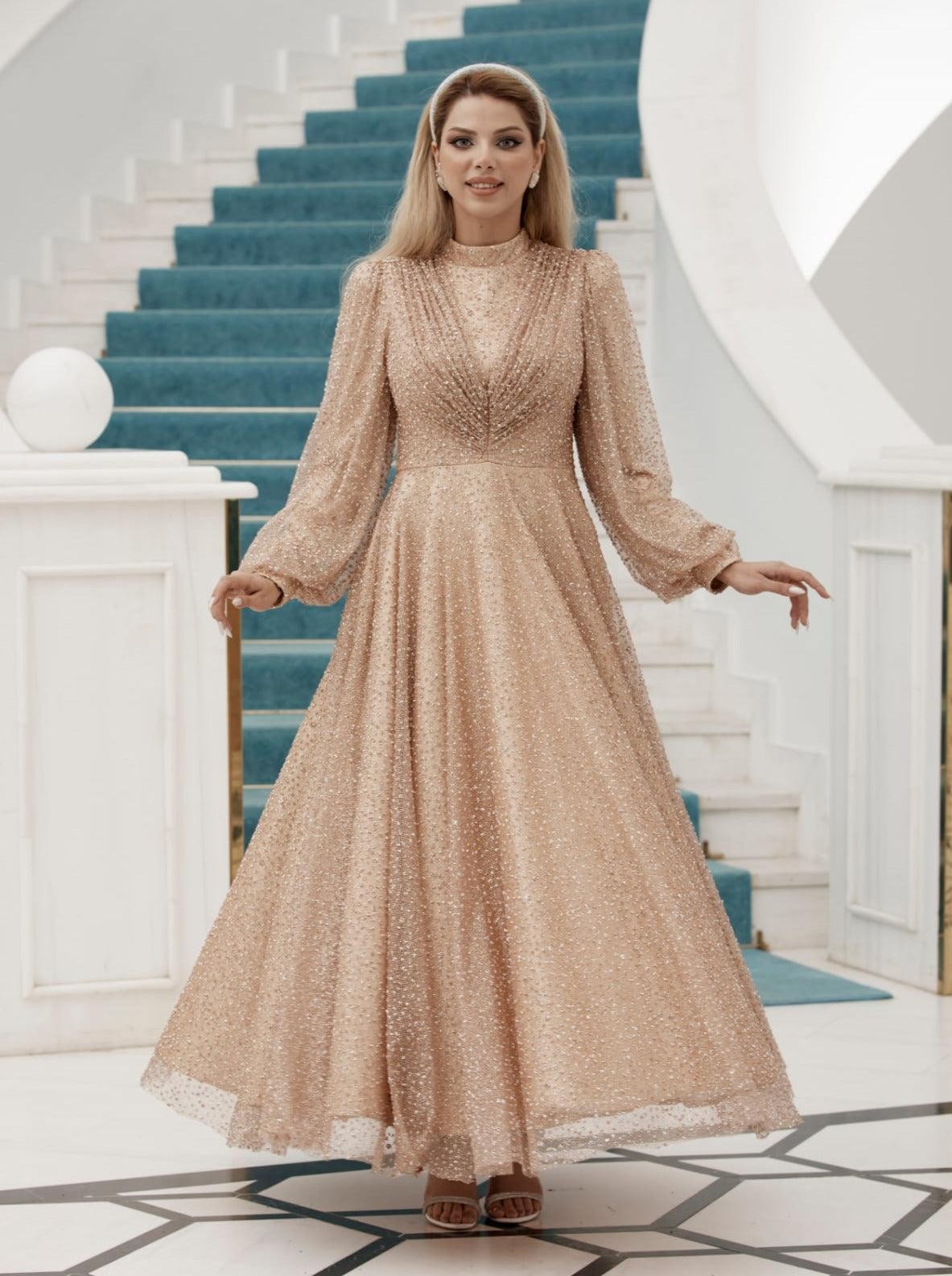 Robe de soirée Hijab Sezen