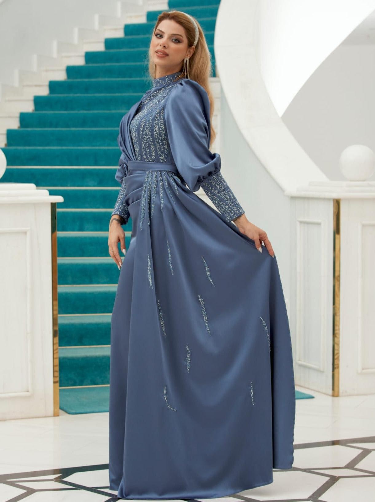 Emily Hijab Evening Dress