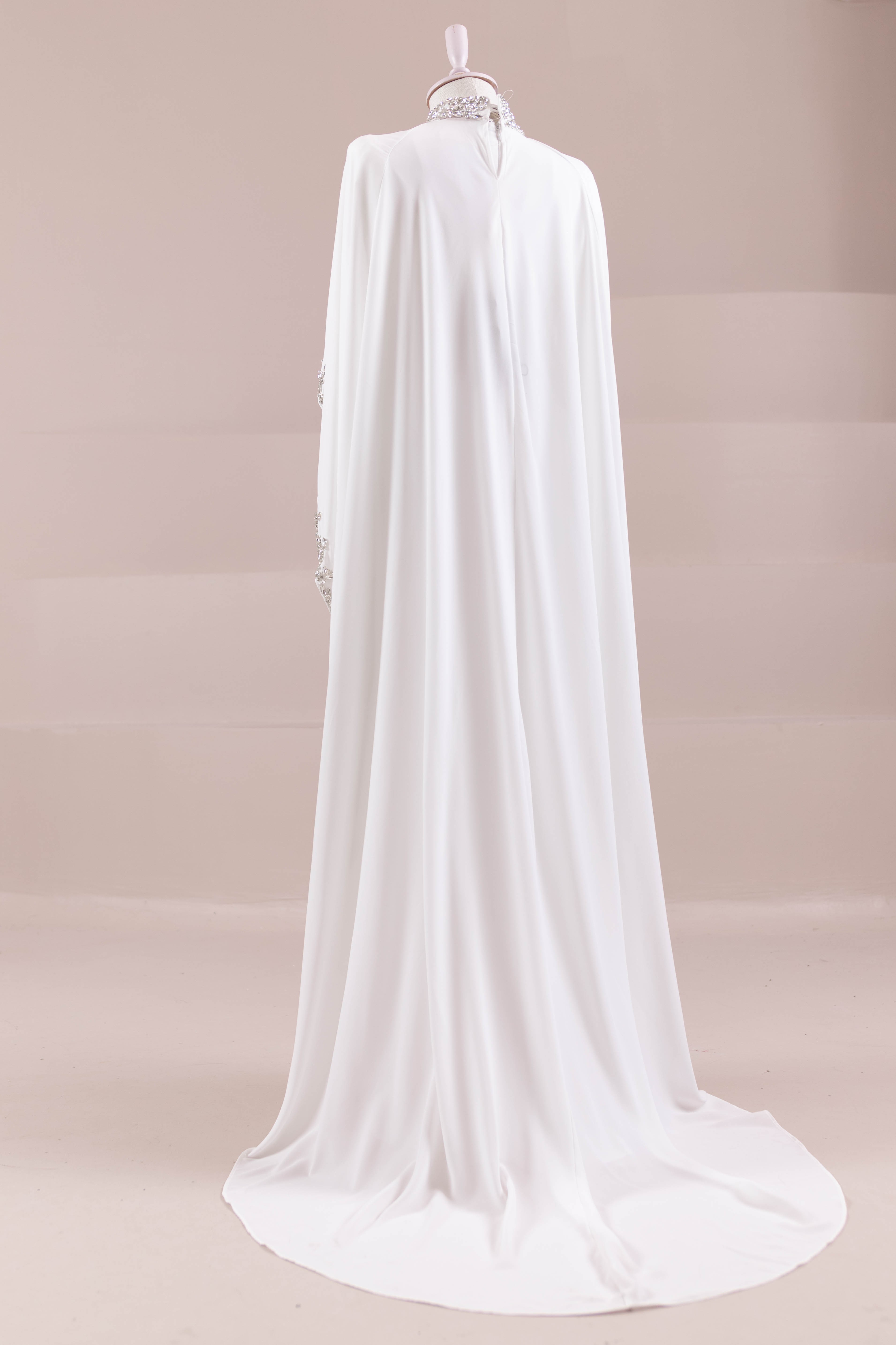 Layali Tesettür Abiye - White