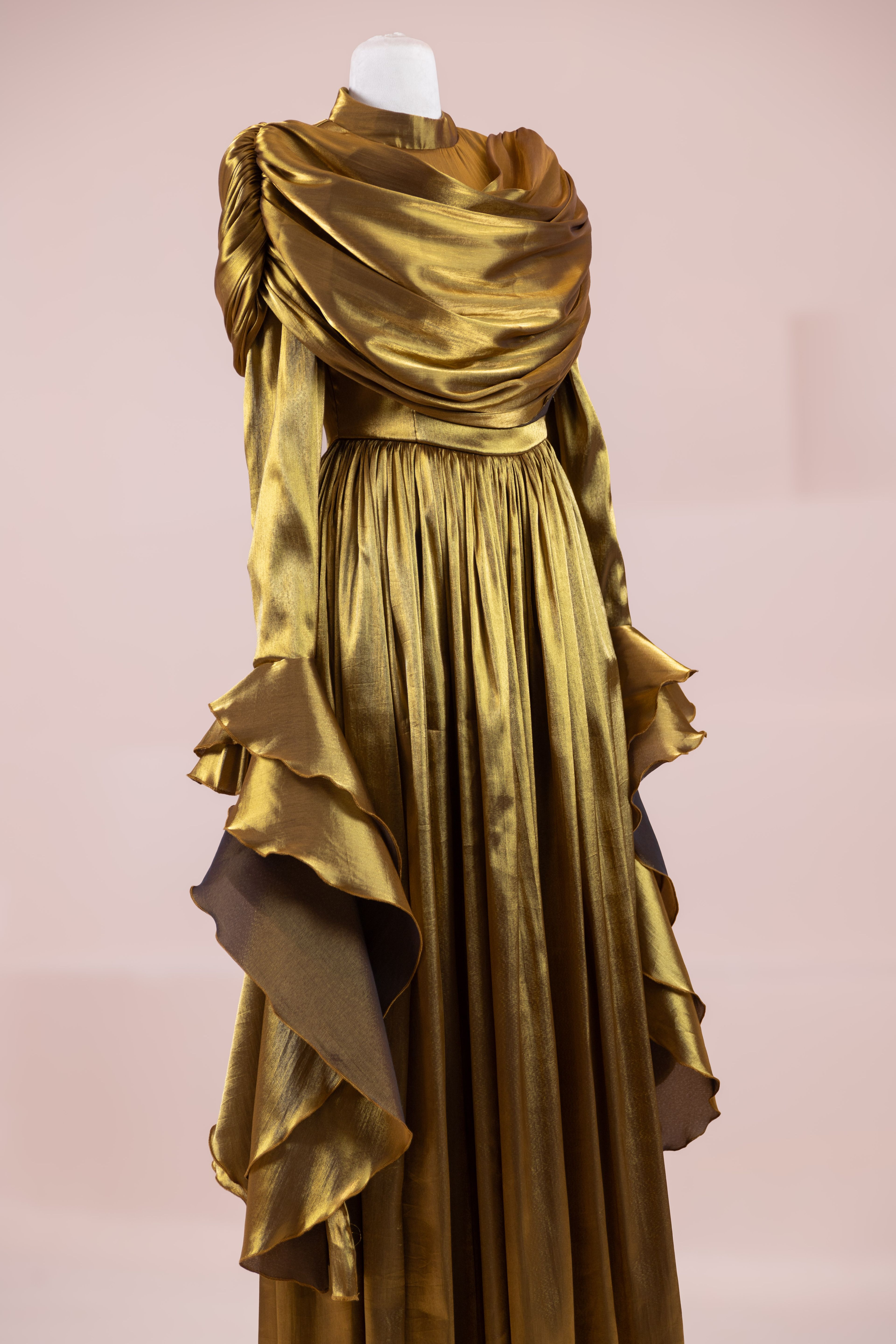 Arvia Tesettür Abiye - GOLD