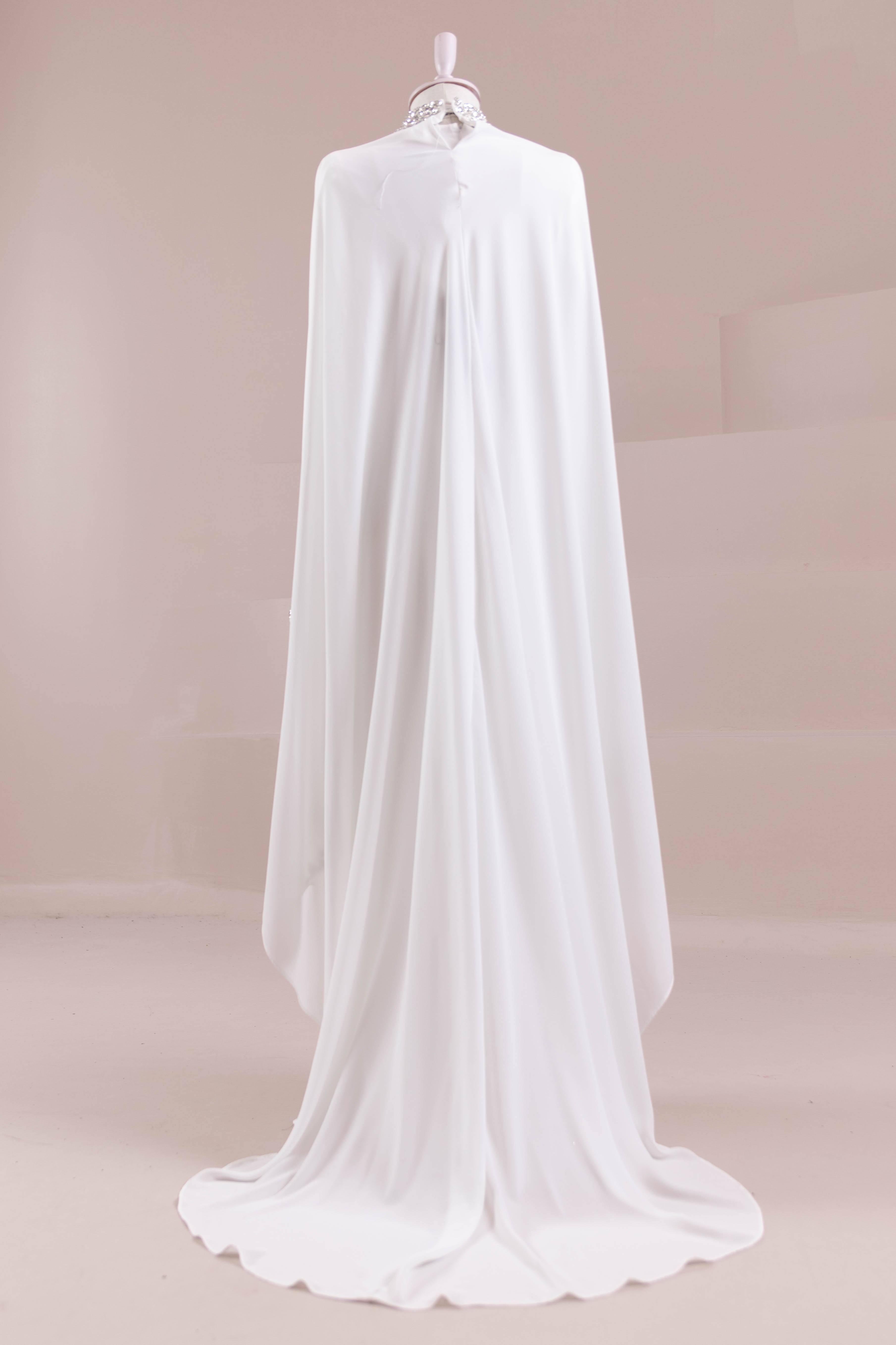 Layali Tesettür Abiye - White