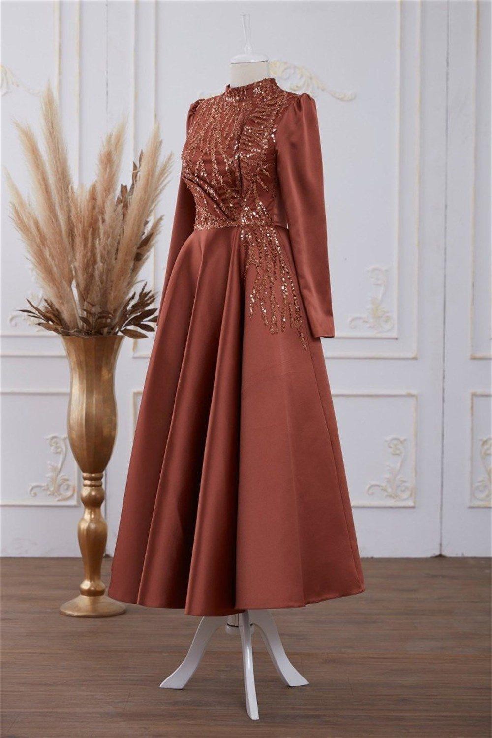 Galia Hijab Abendkleid – Fliese