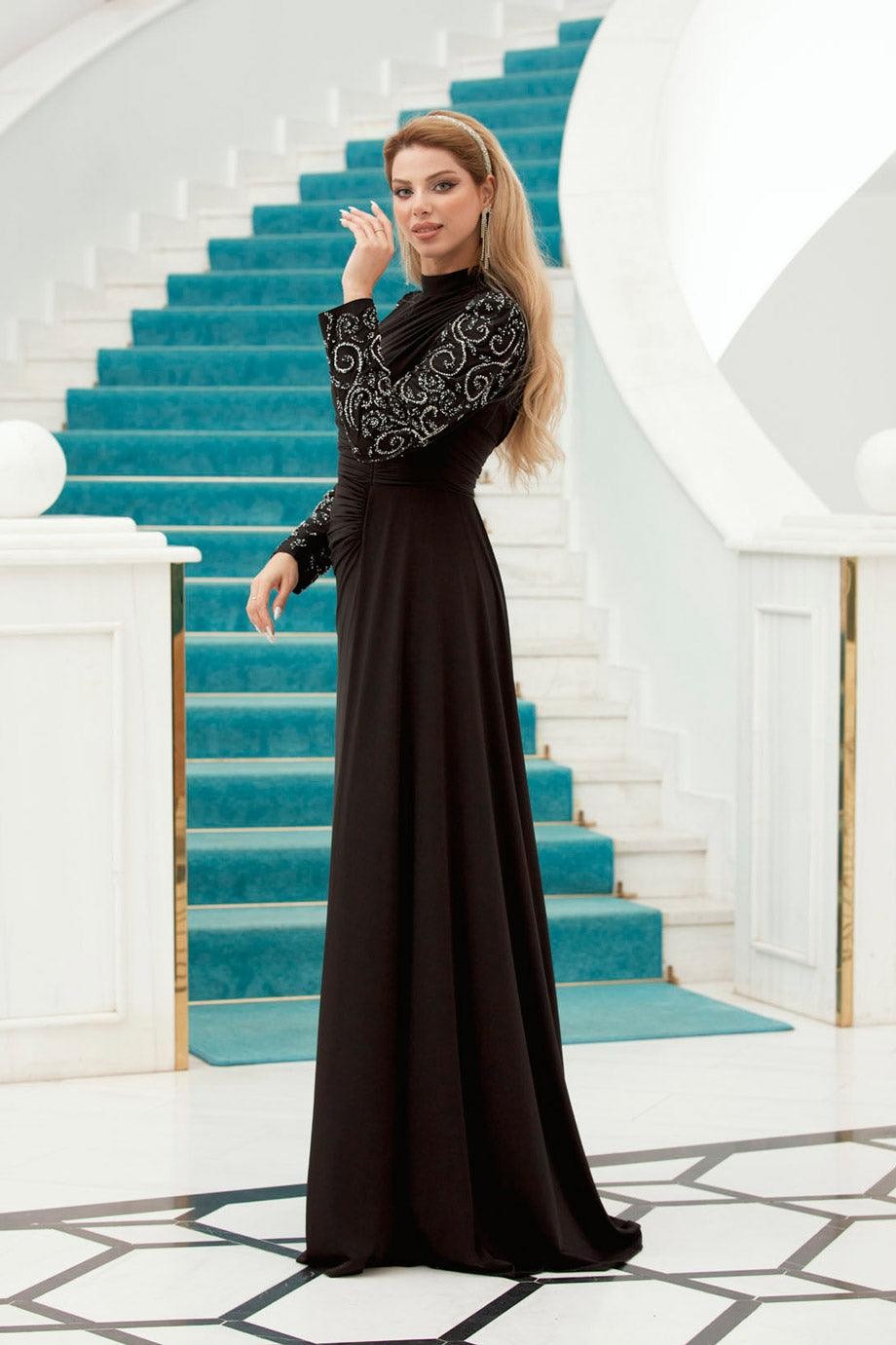 Lily Hijab Evening Dress