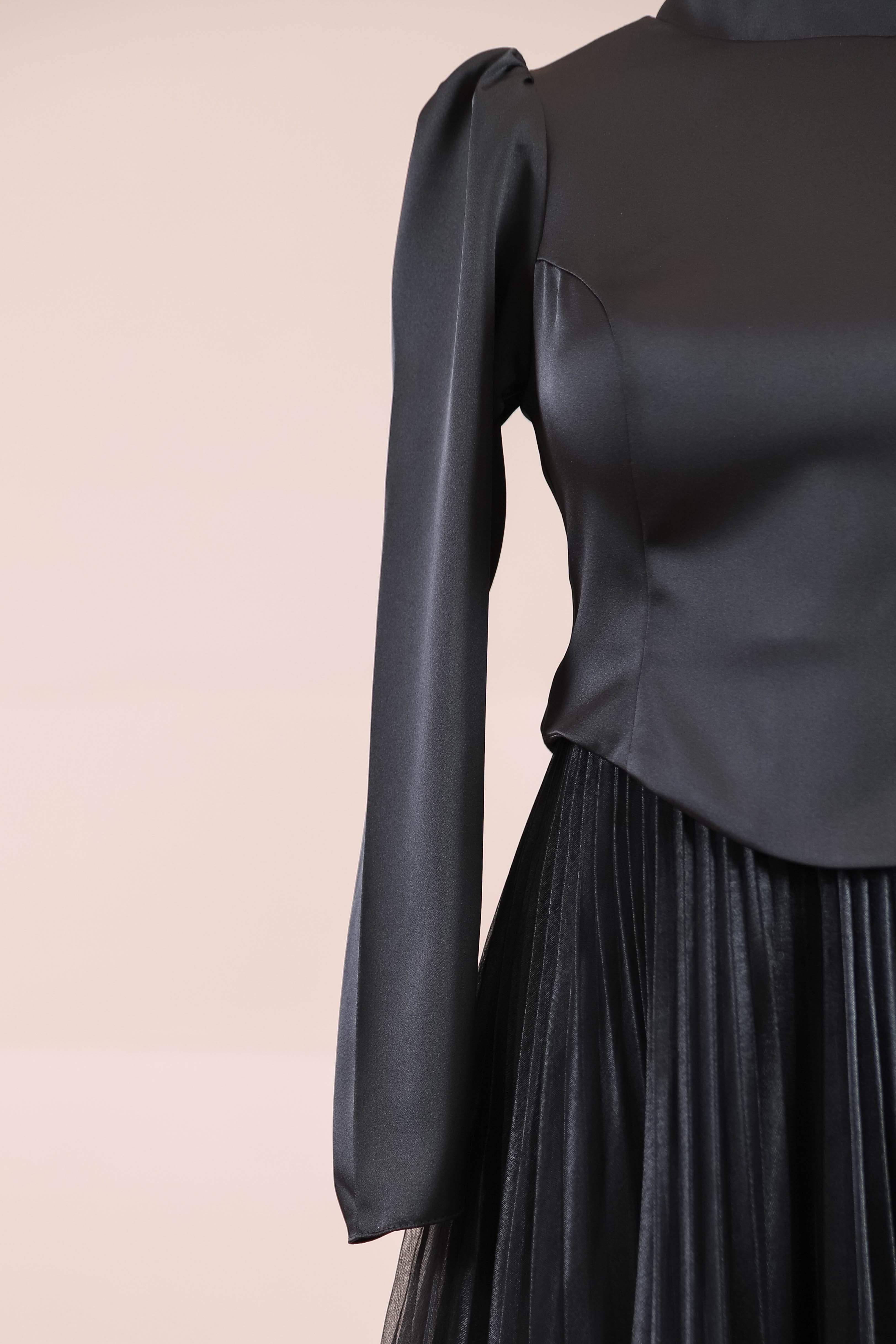 Rozya Tesettür Abiye - Black