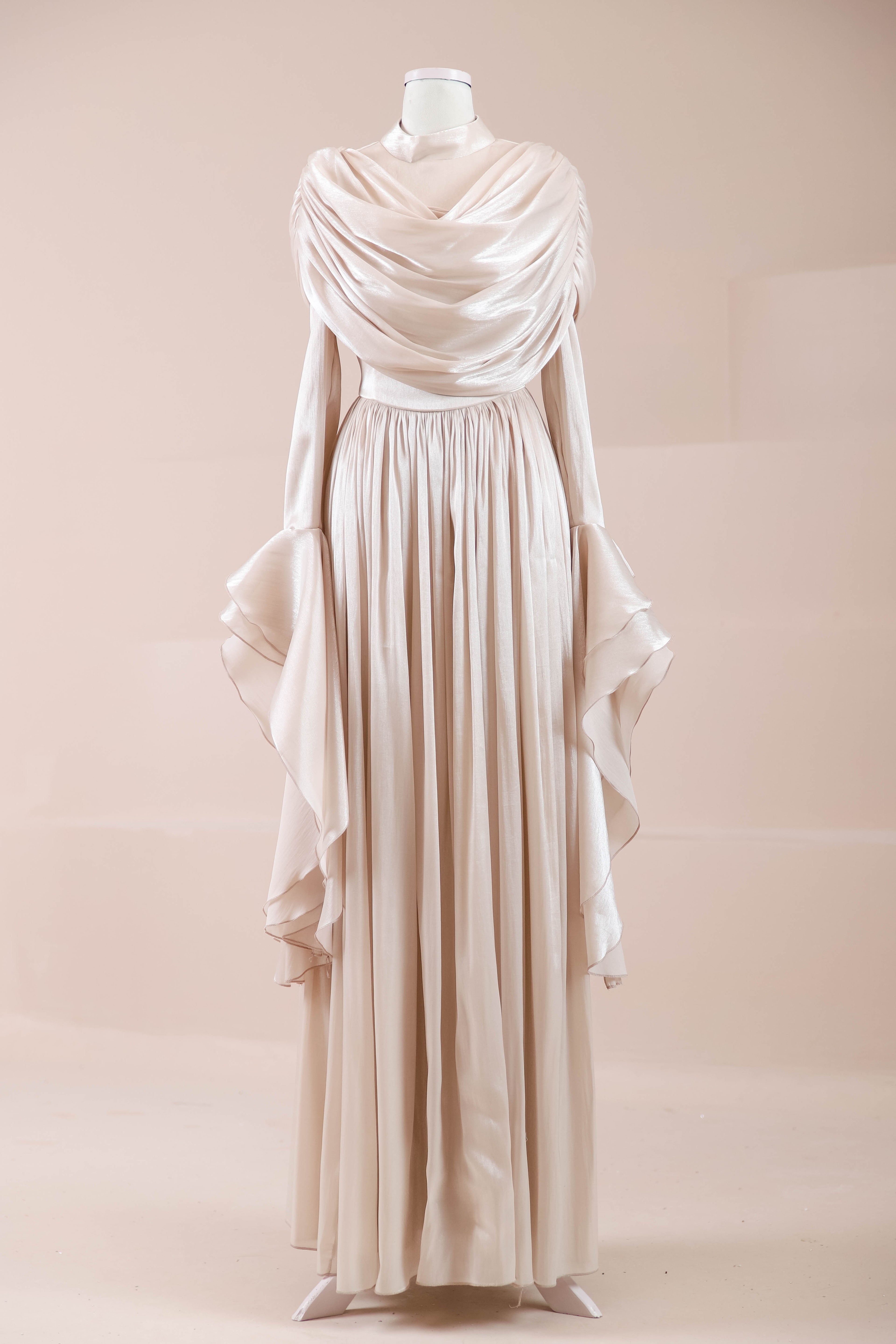 Arvia Tesettür Abiye - Nude