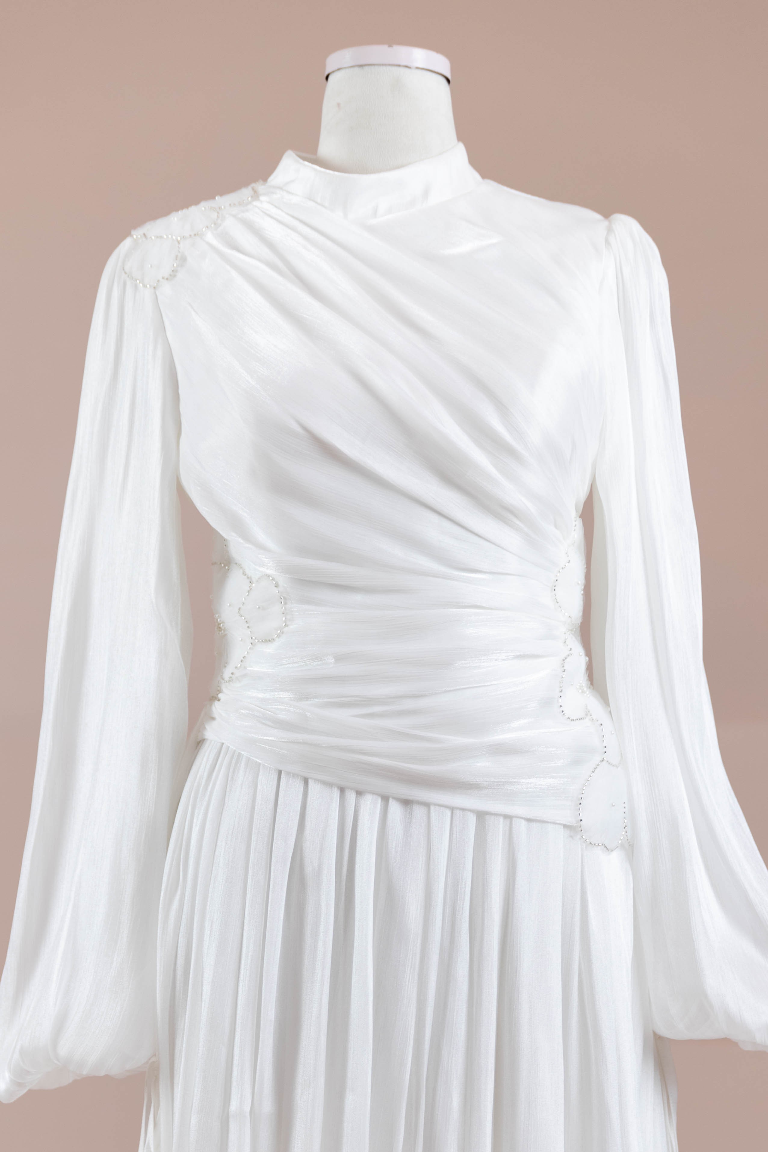 Rovi Tesettür Abiye - White