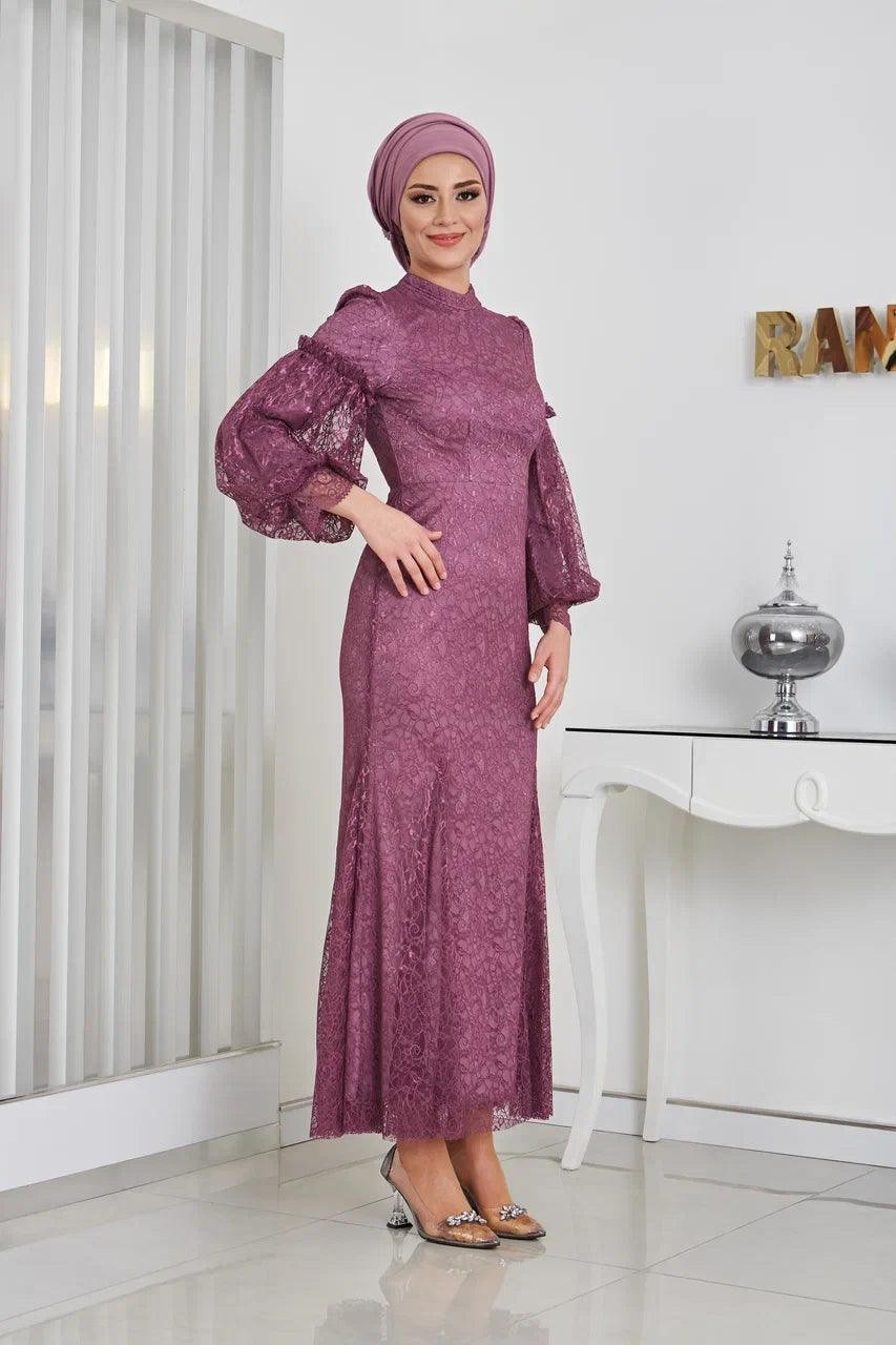 Eylül Hijab Evening Dress