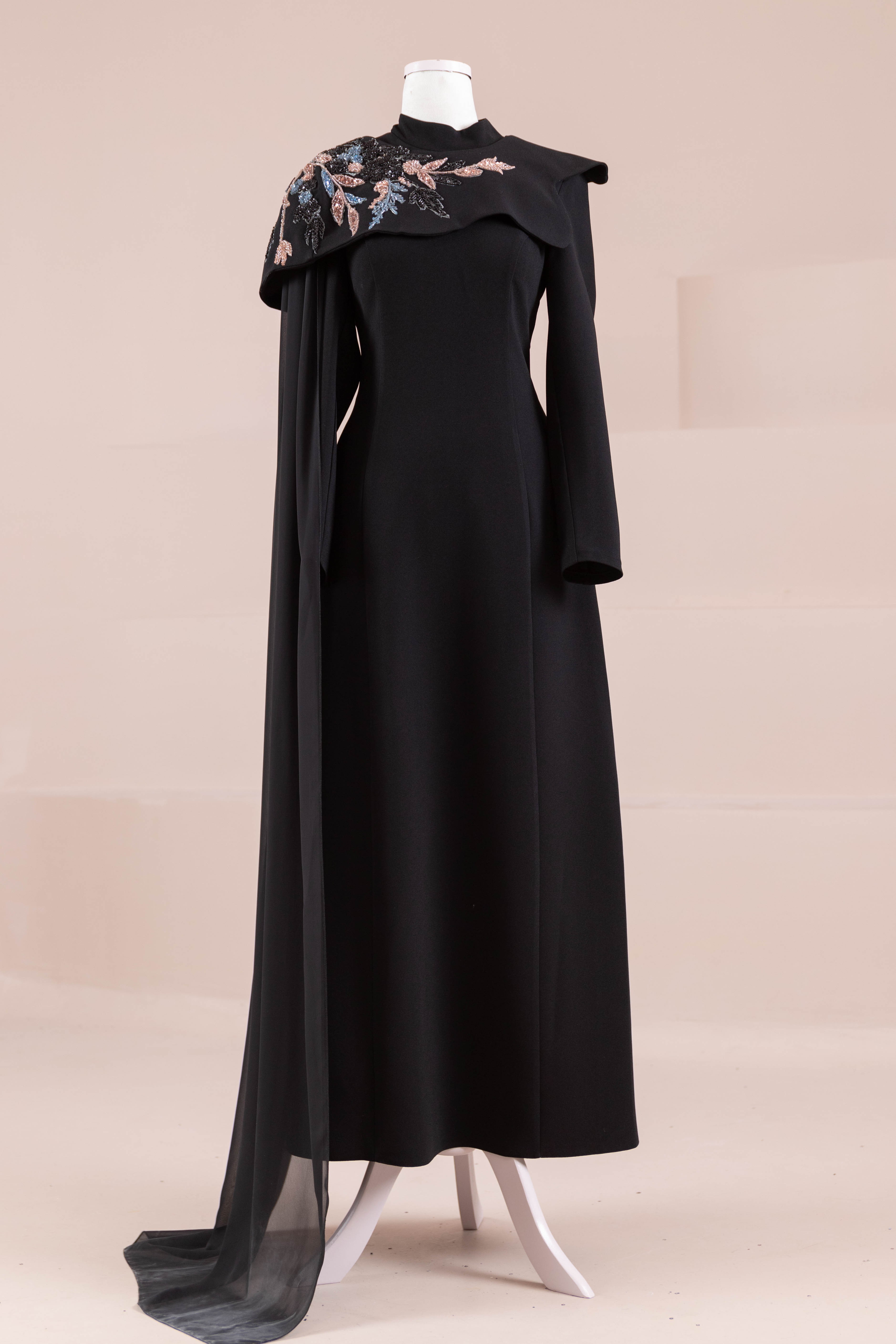 Asilta Tesettür Abiye - Black