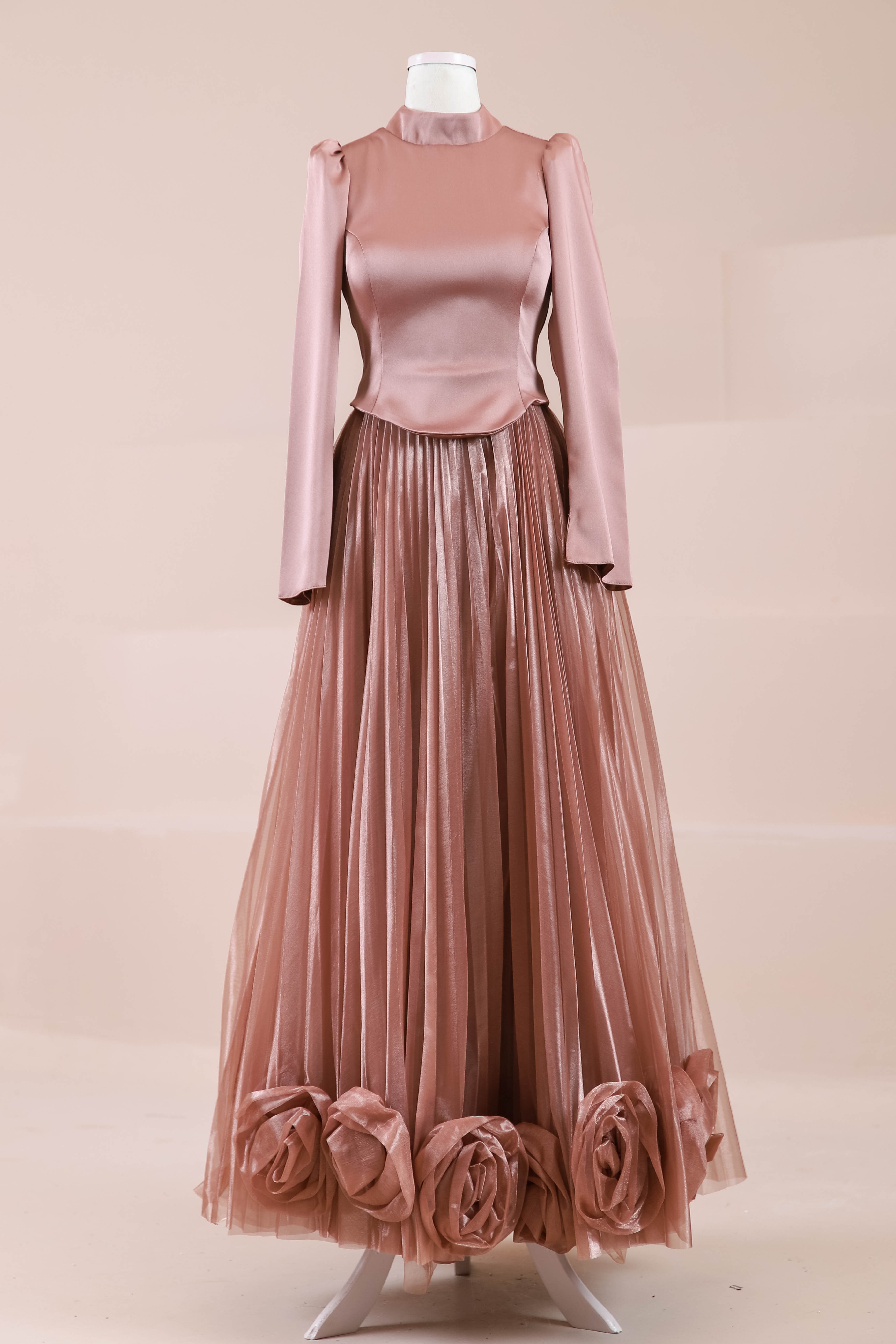 Rozya Tesettür Abiye - Rose