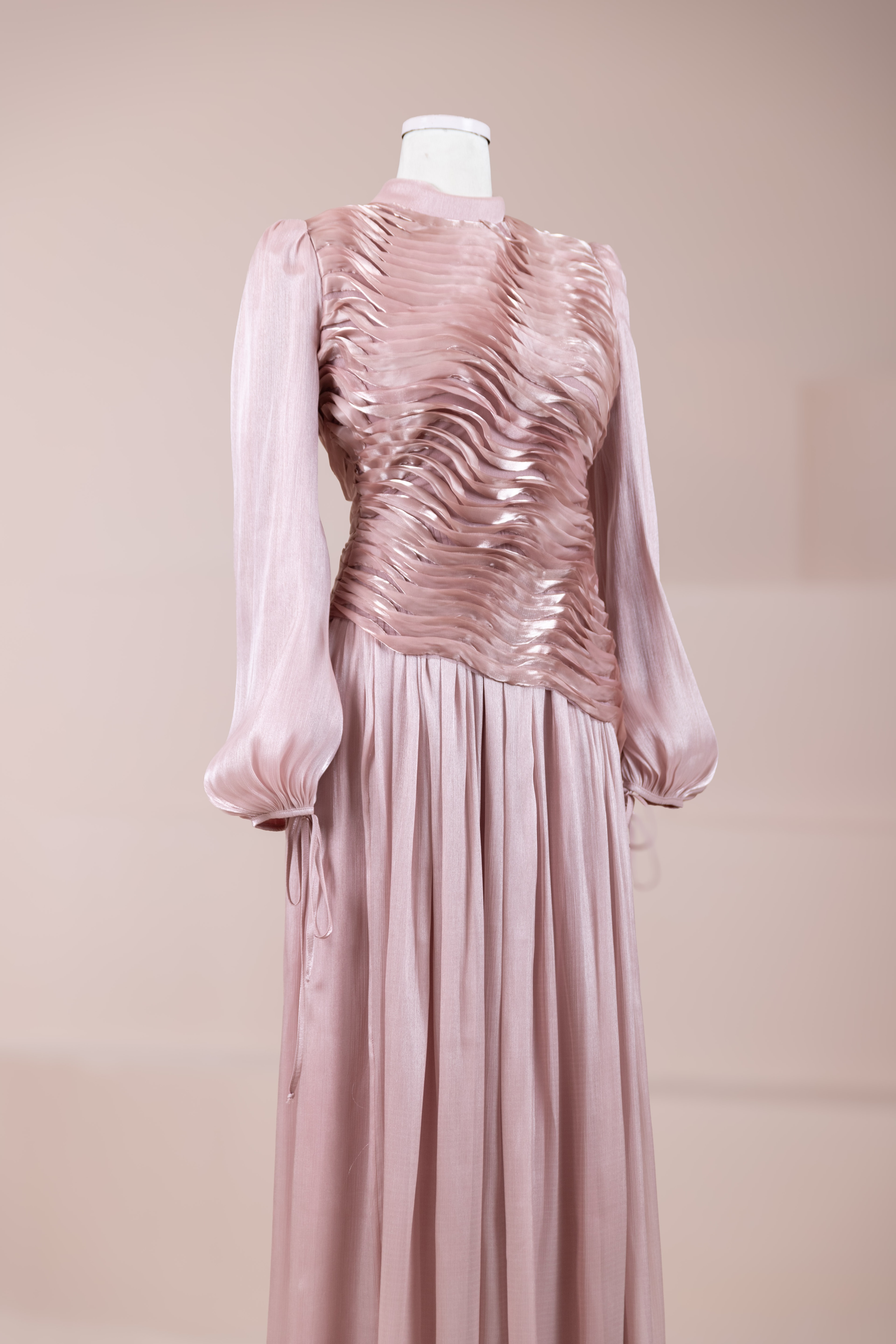 Dalia Tesettür Abiye - Powder Pink